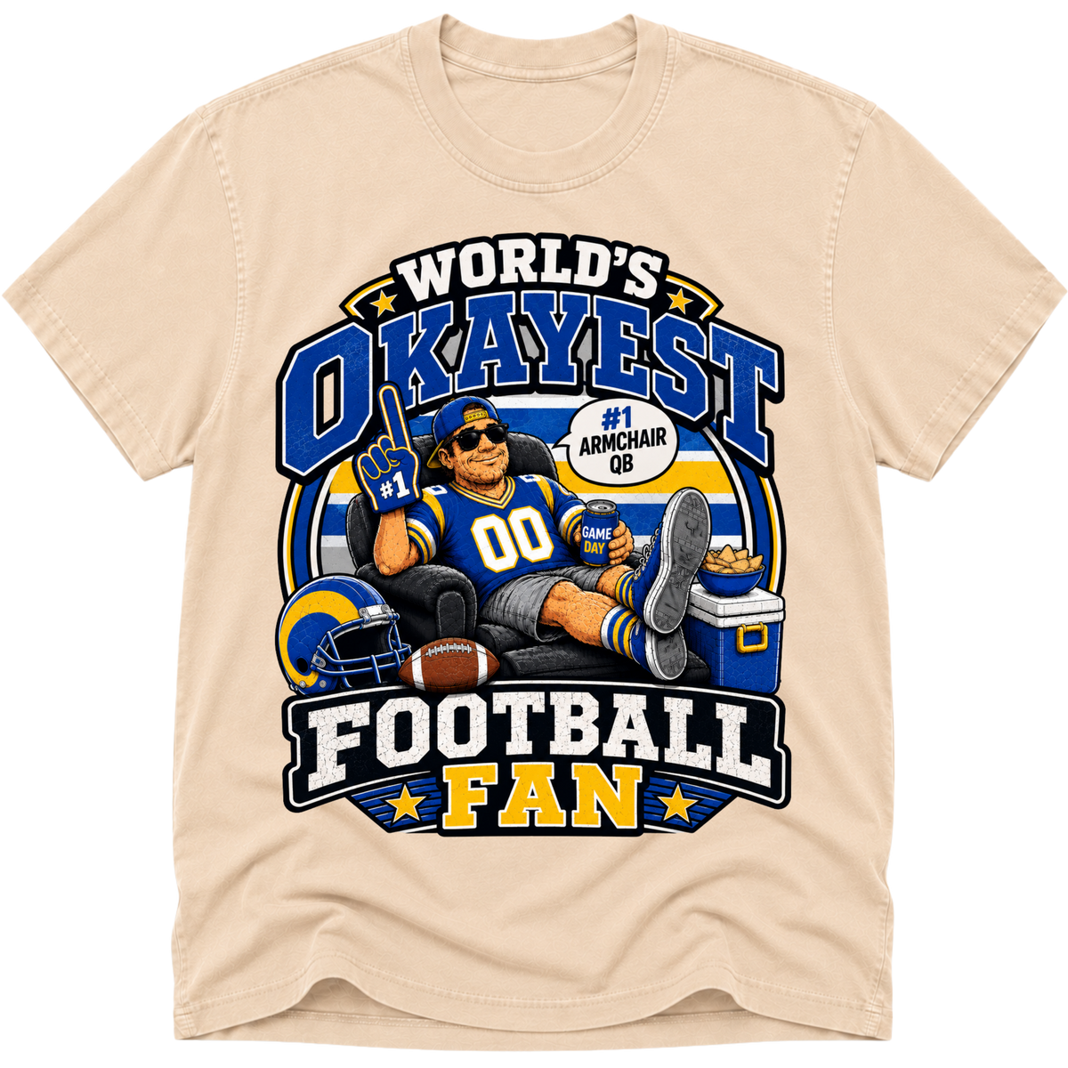 Worlds Okayest Football Fan Los Angeles R