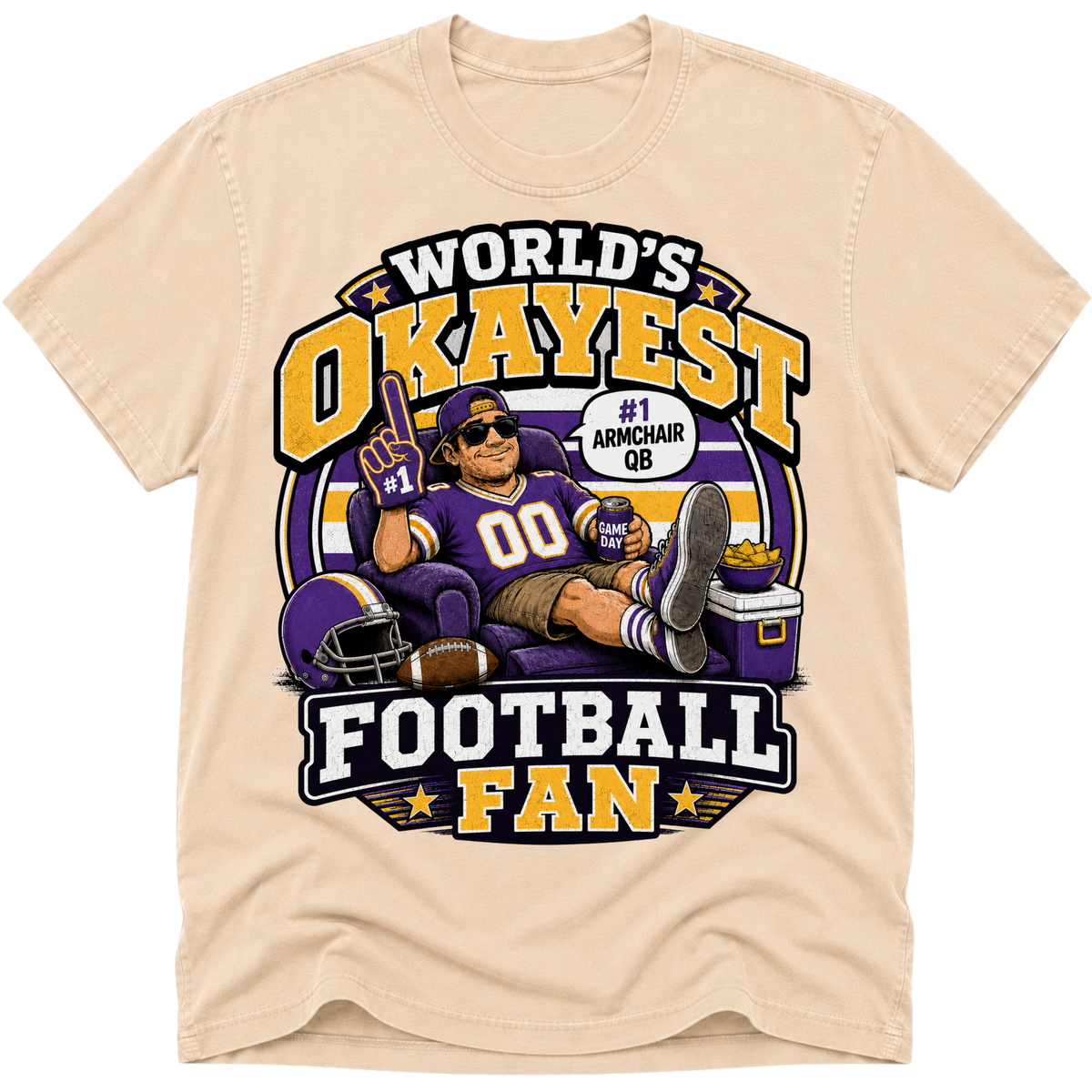 Worlds Okayest Football Fan Minnesota