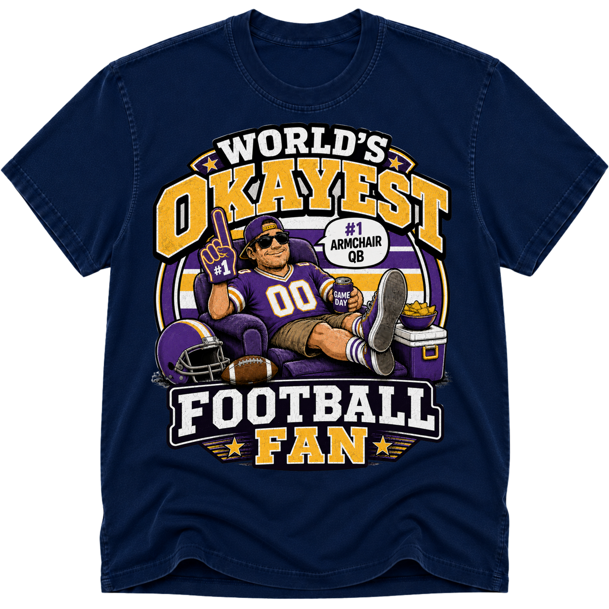 Worlds Okayest Football Fan Minnesota