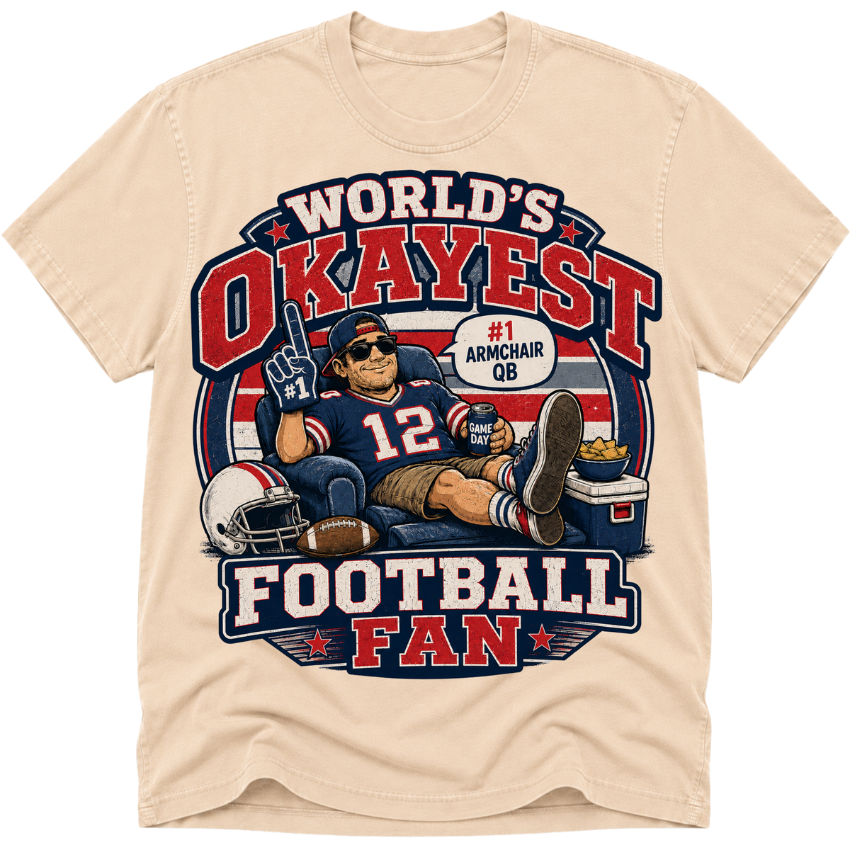 Worlds Okayest Football Fan New England