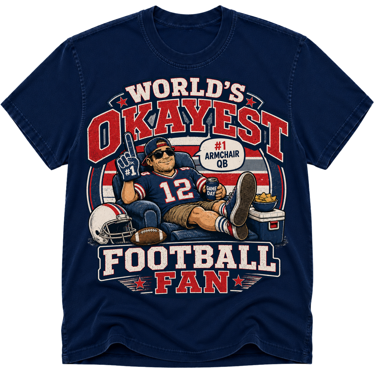 Worlds Okayest Football Fan New England