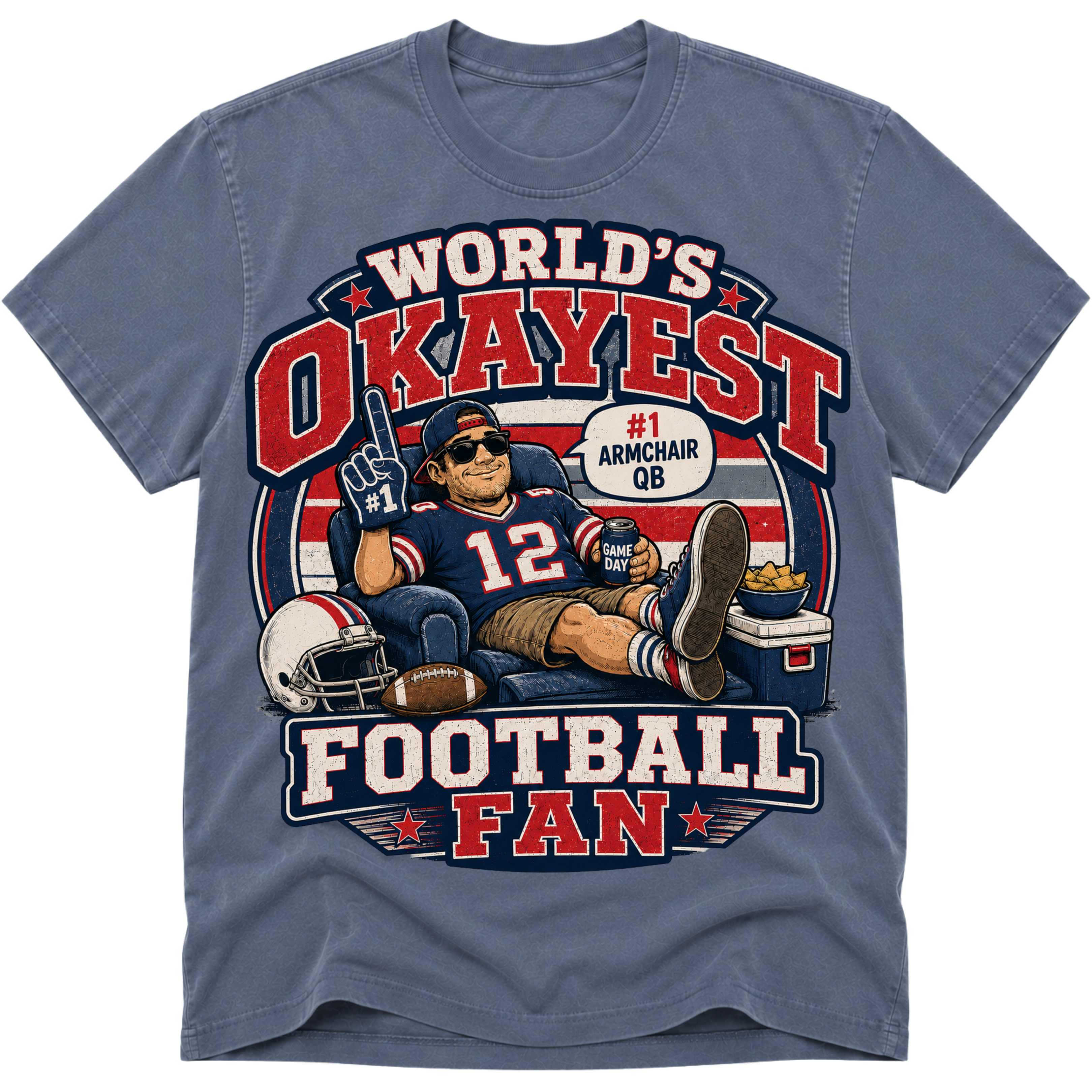Worlds Okayest Football Fan New England