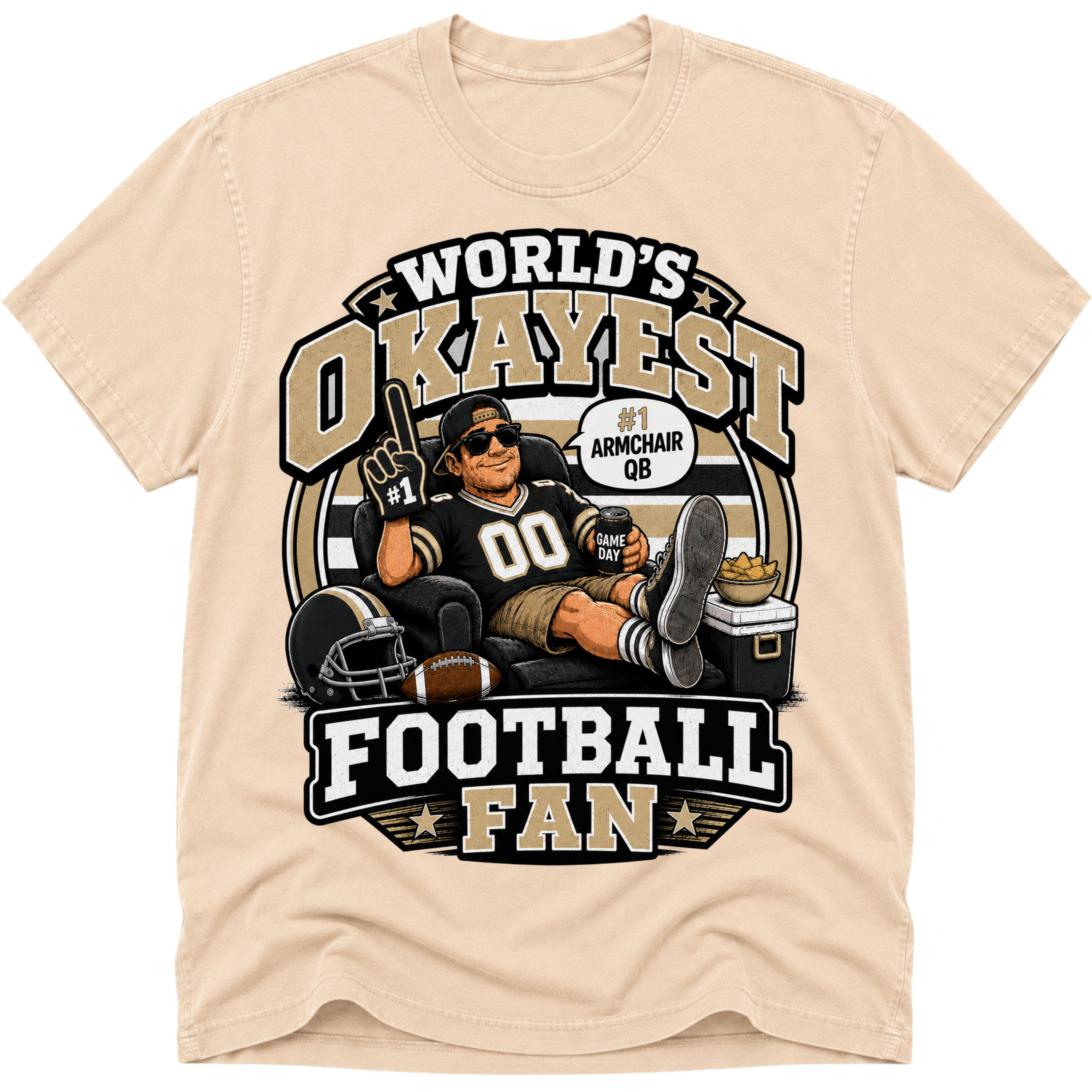Worlds Okayest Football Fan New Orleans