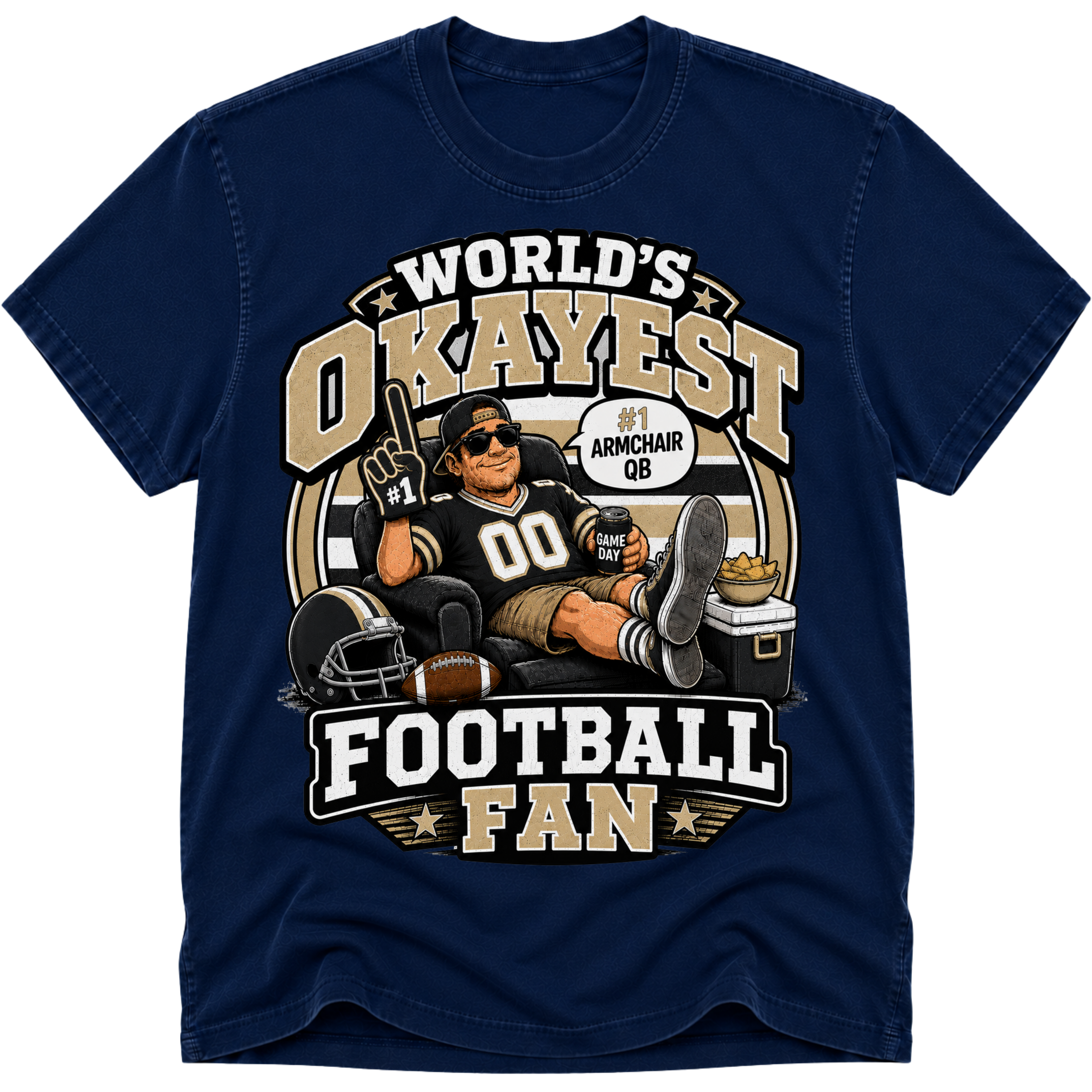 Worlds Okayest Football Fan New Orleans