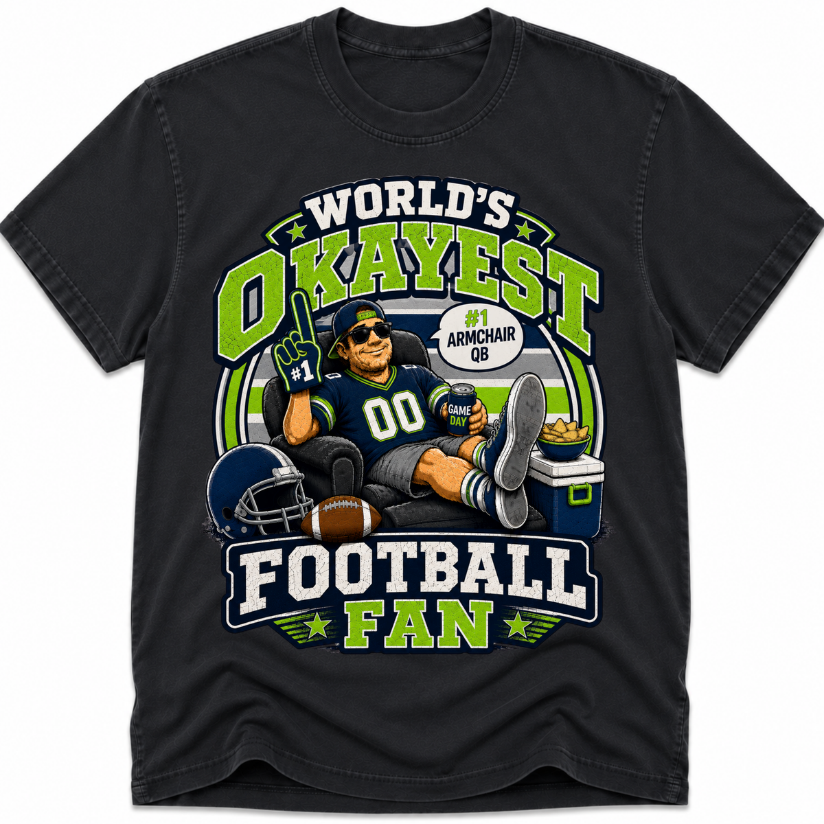 Worlds Okayest Football Fan Seattle