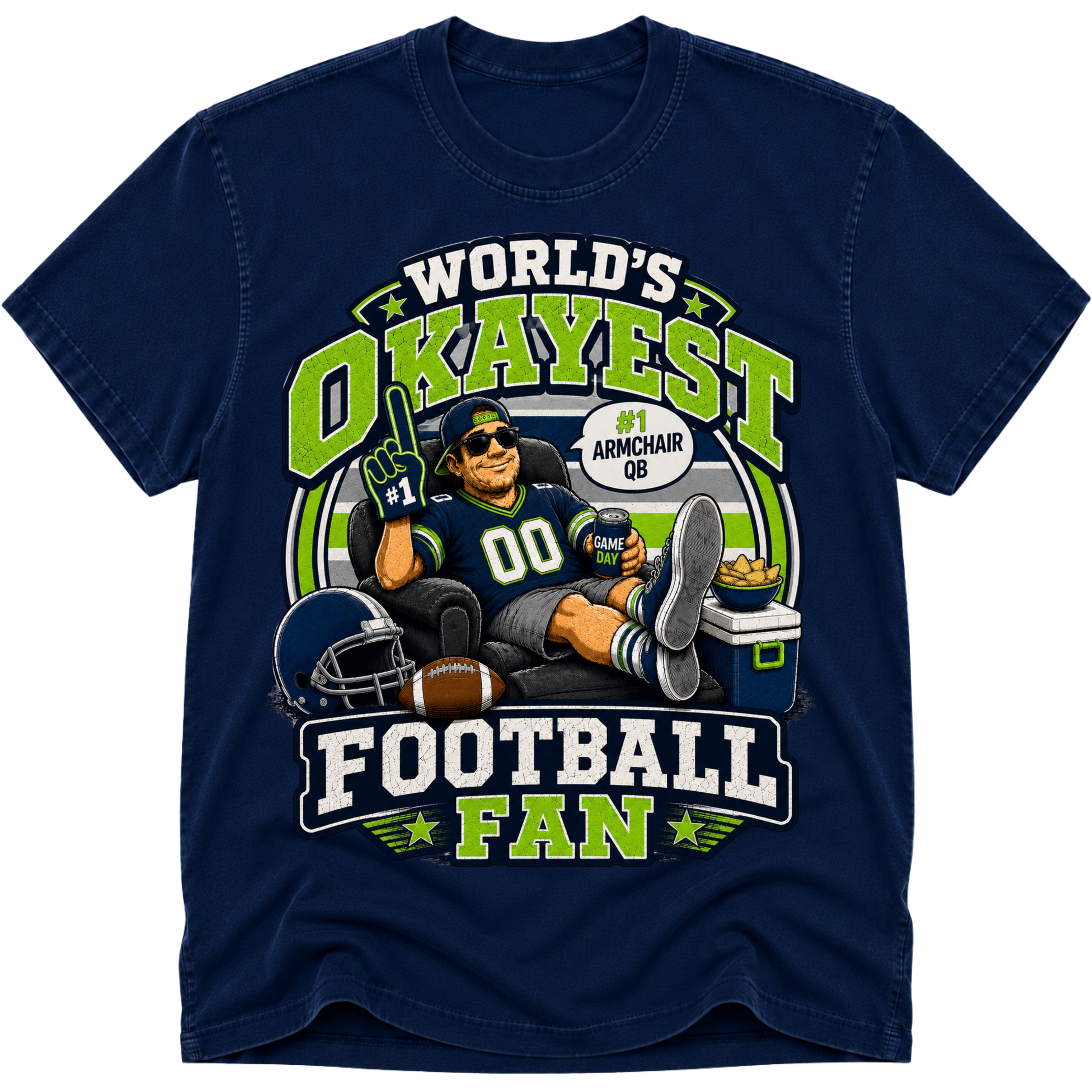 Worlds Okayest Football Fan Seattle