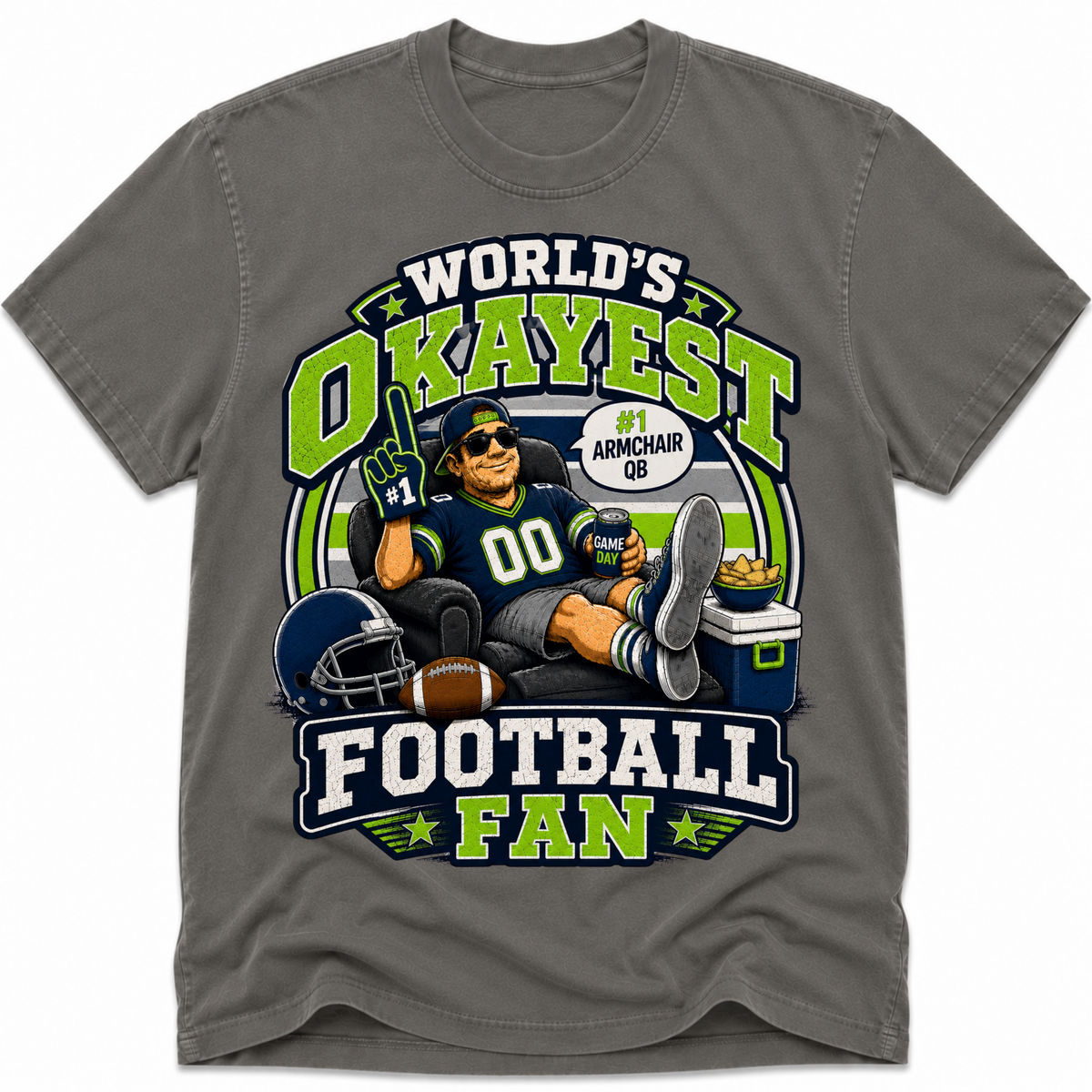 Worlds Okayest Football Fan Seattle