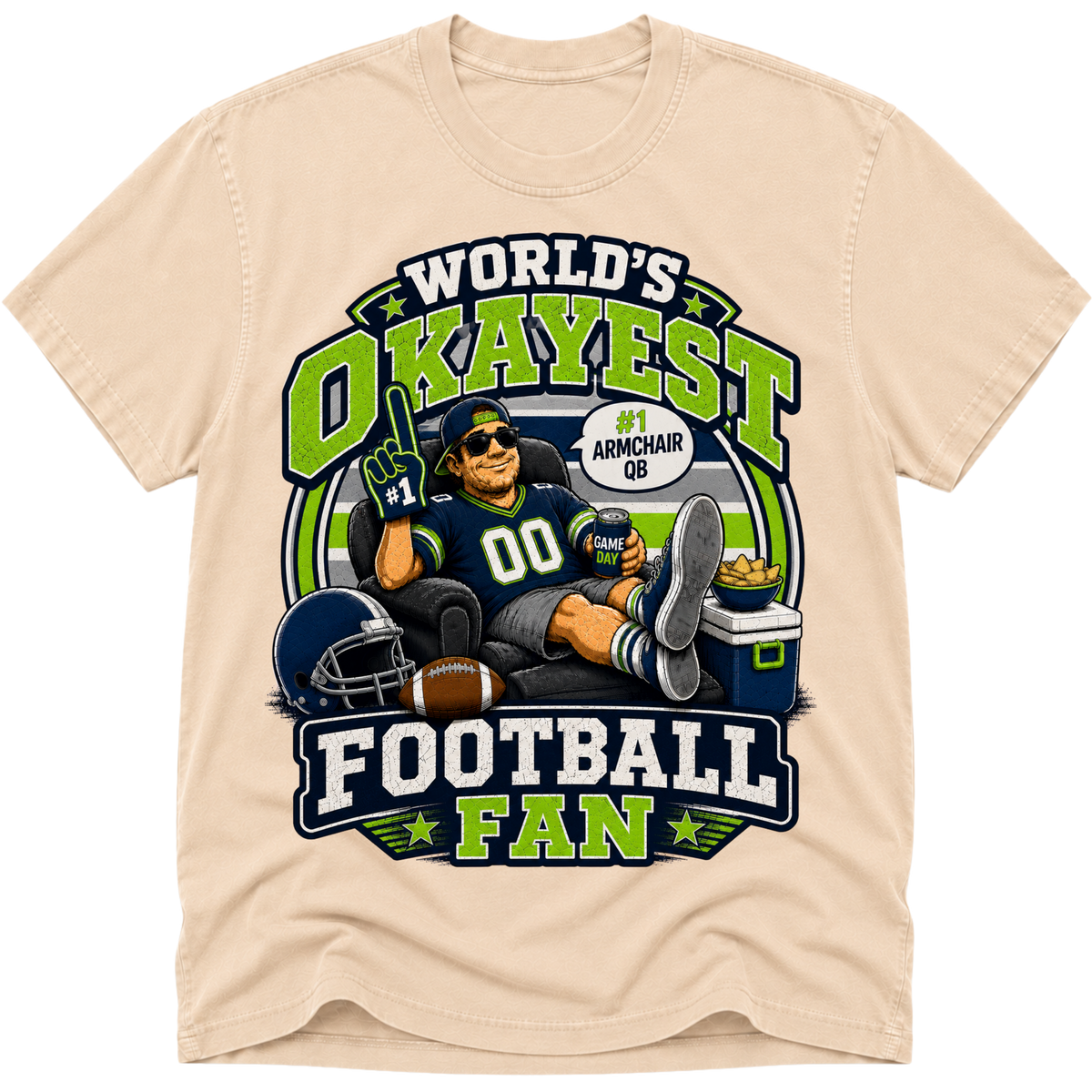 Worlds Okayest Football Fan Seattle