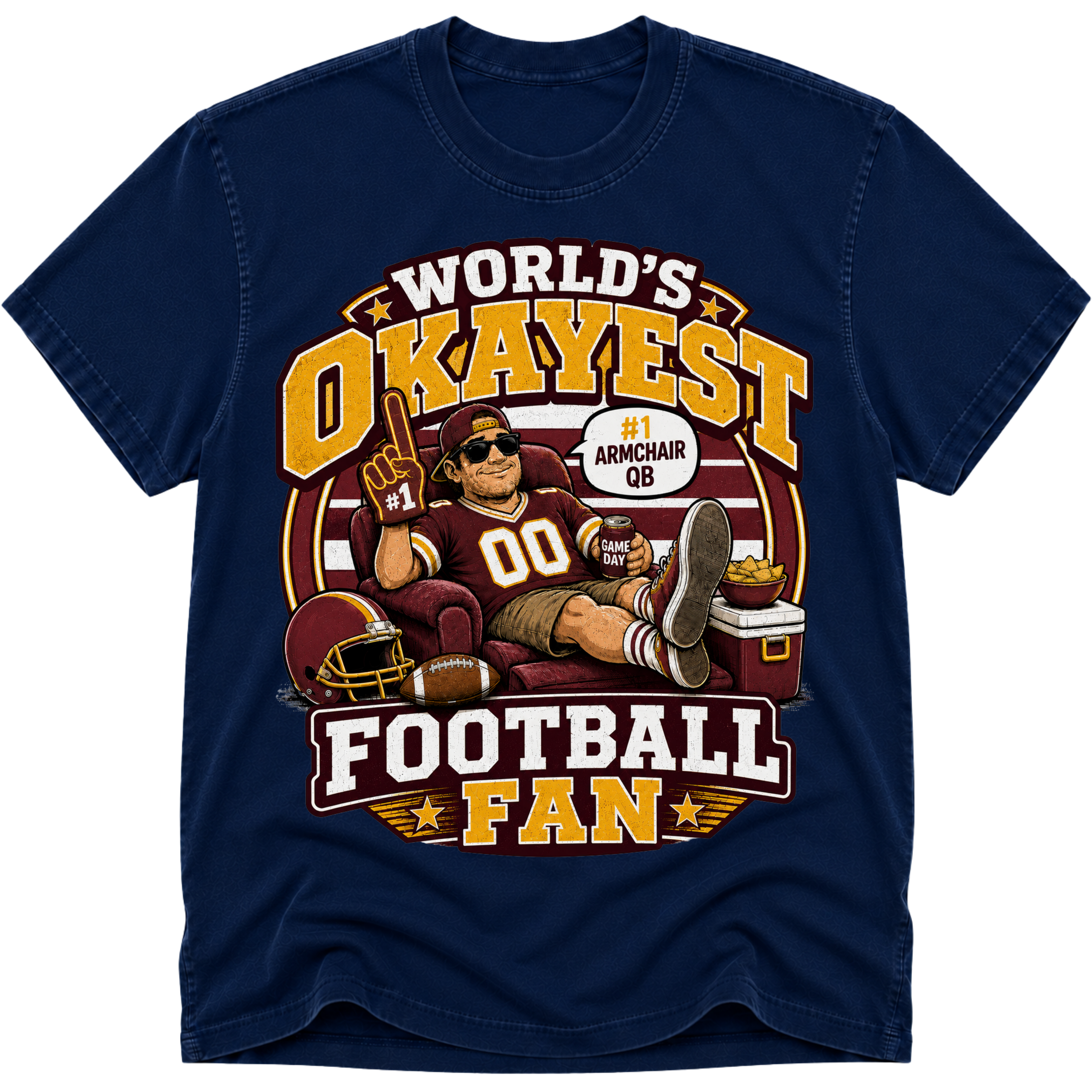 Worlds Okayest Football Fan Washington