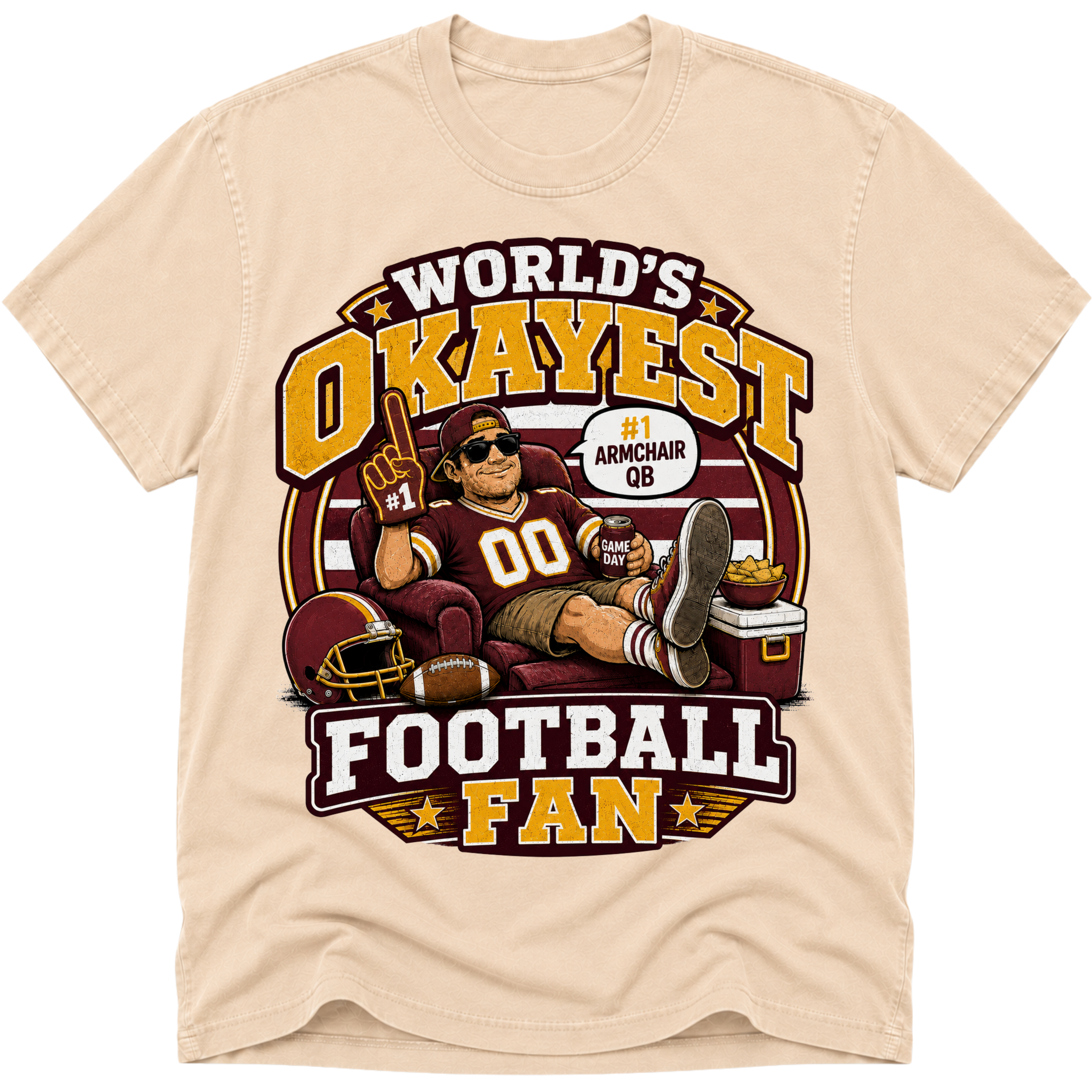 Worlds Okayest Football Fan Washington