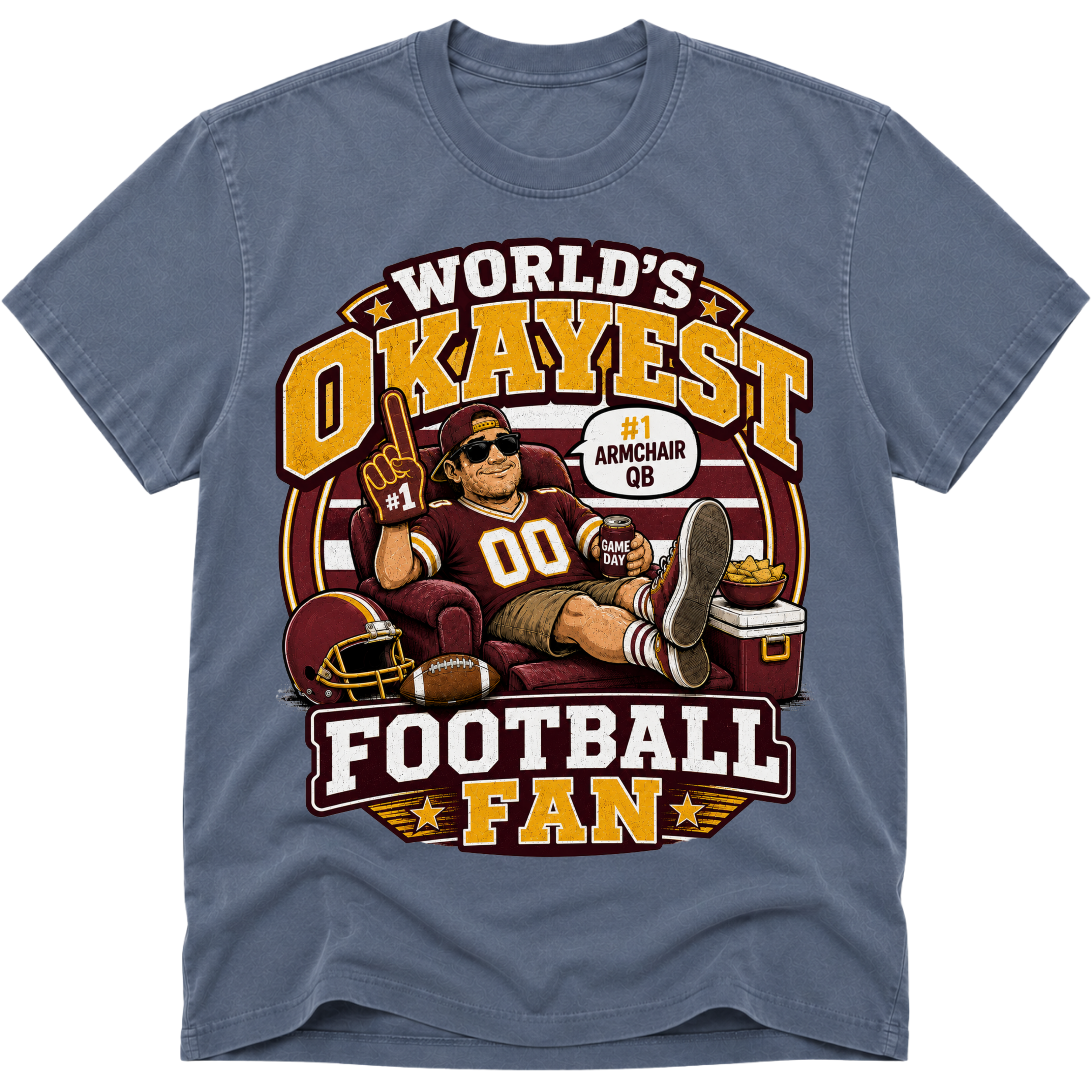 Worlds Okayest Football Fan Washington