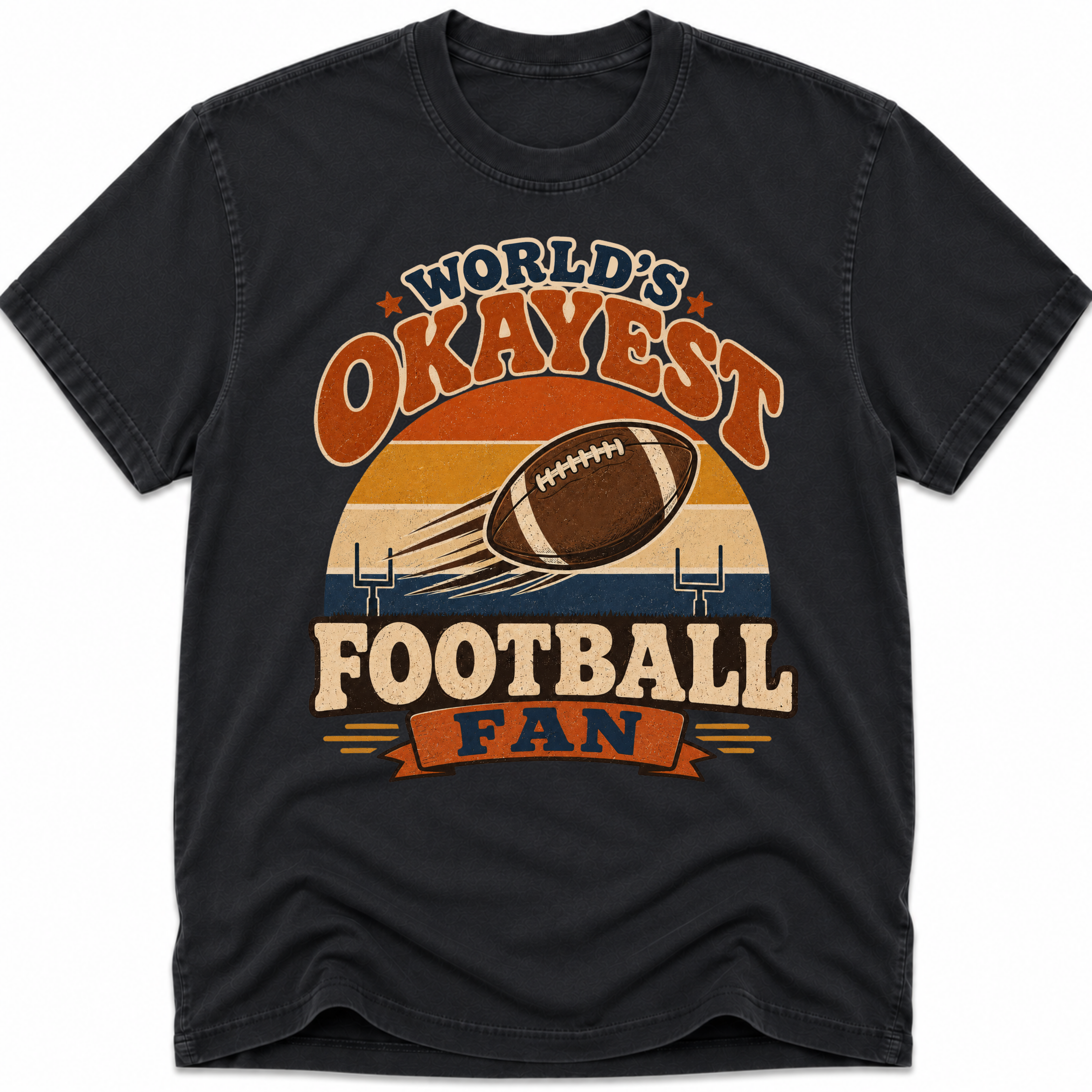Worlds Okayest Football Fan Retro