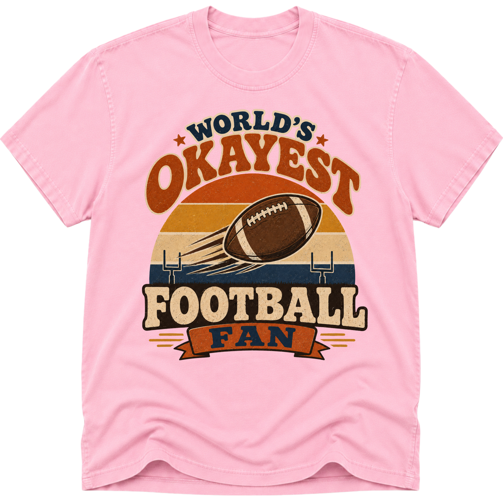 Worlds Okayest Football Fan Retro