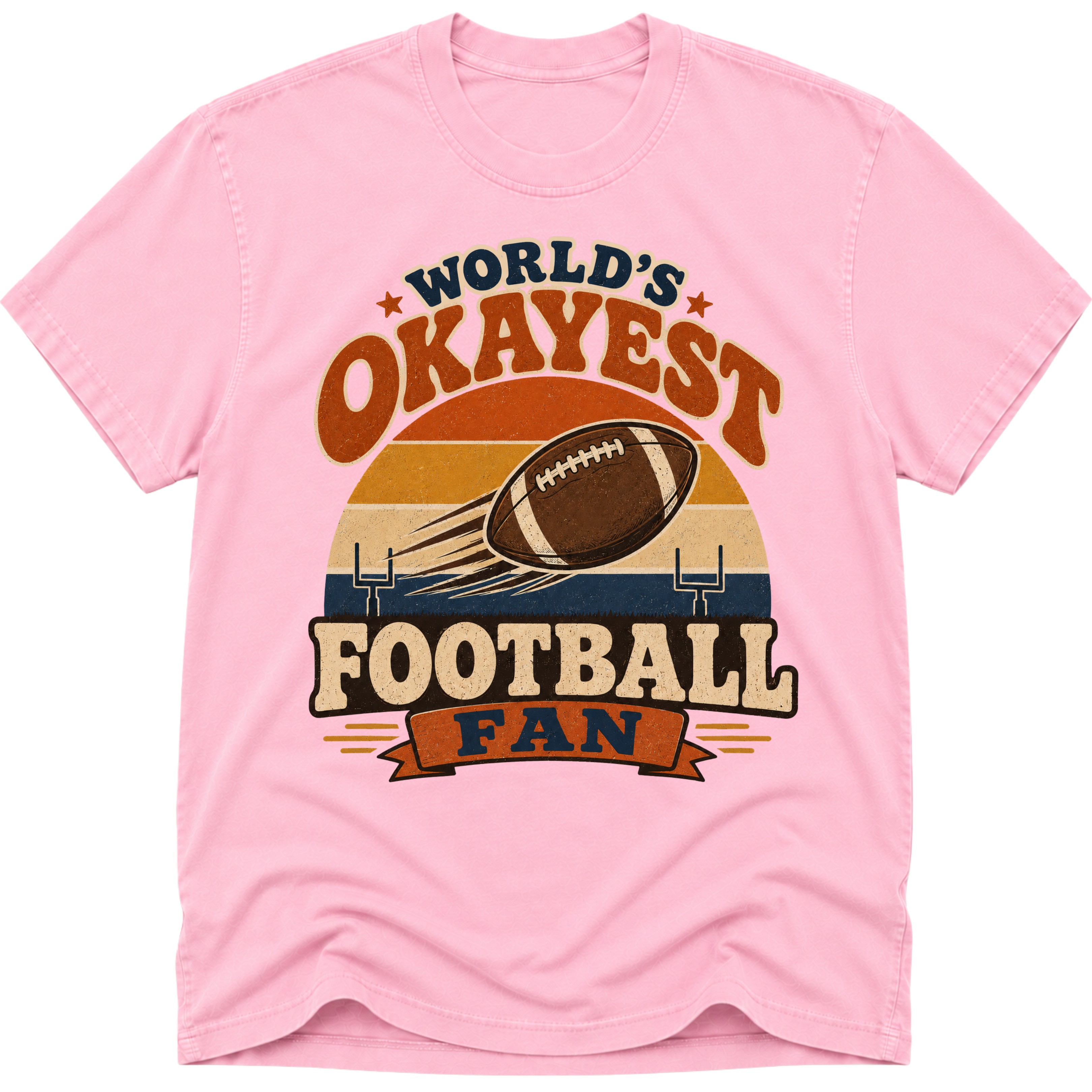 Worlds Okayest Football Fan Retro