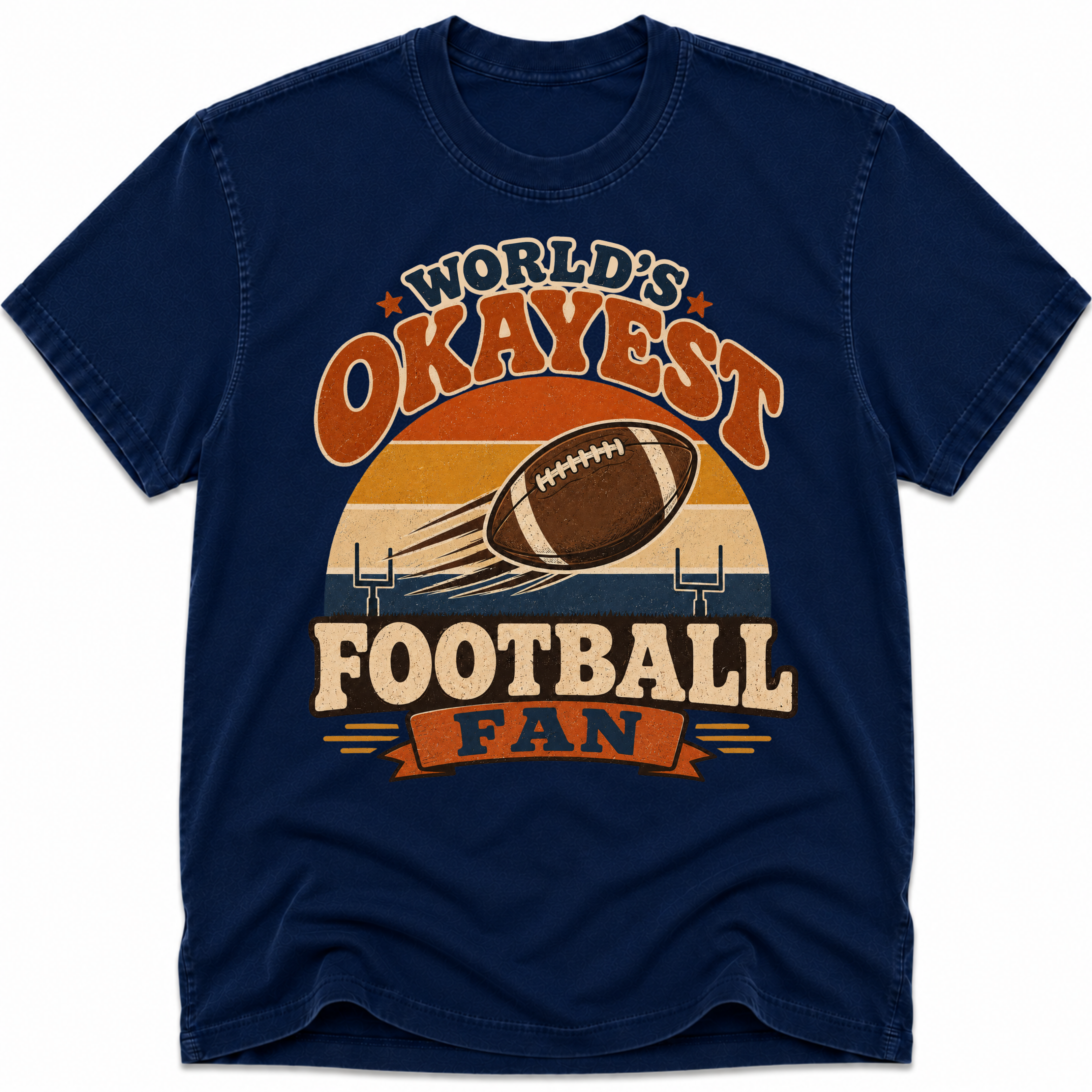 Worlds Okayest Football Fan Retro