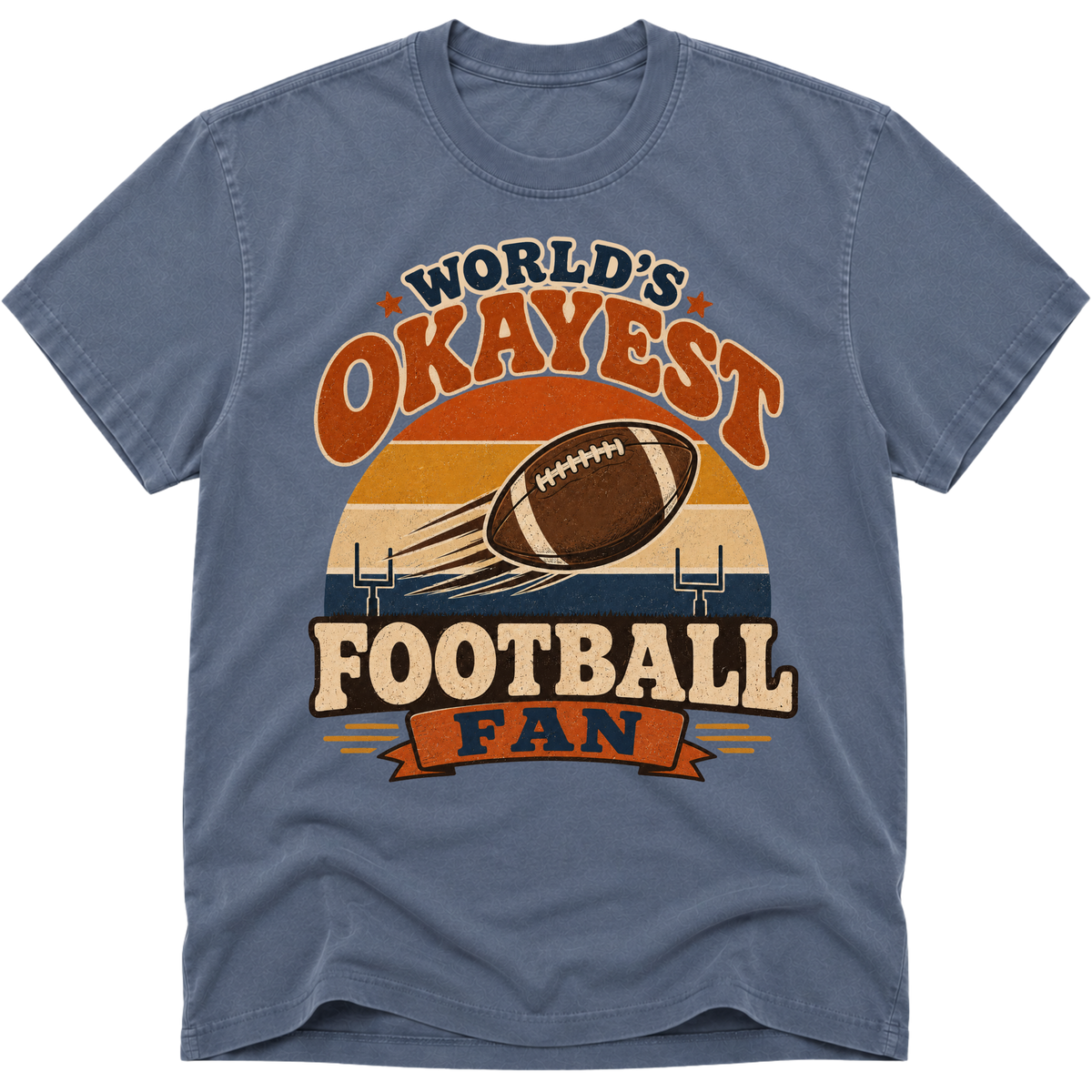 Worlds Okayest Football Fan Retro