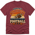 Worlds Okayest Football Fan Retro