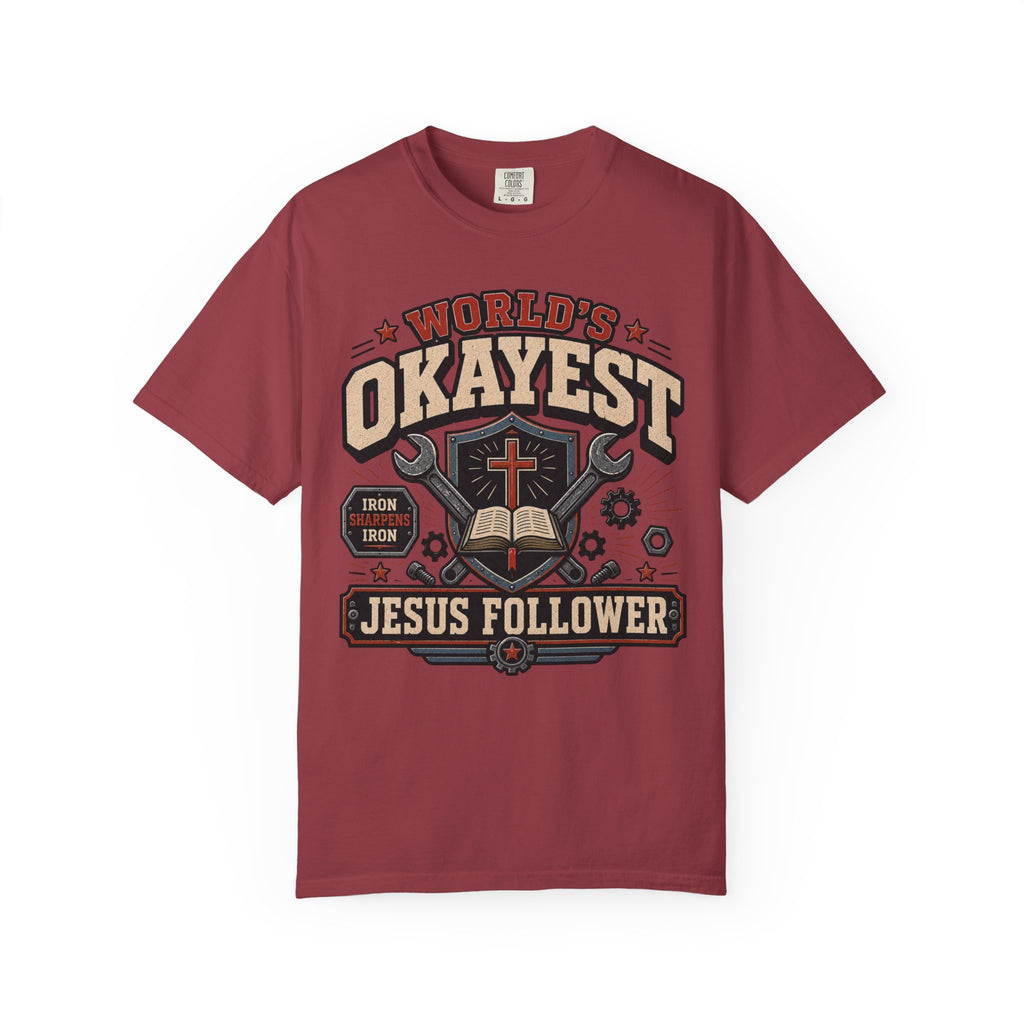 Worlds Okayest Jesus Follower Iron