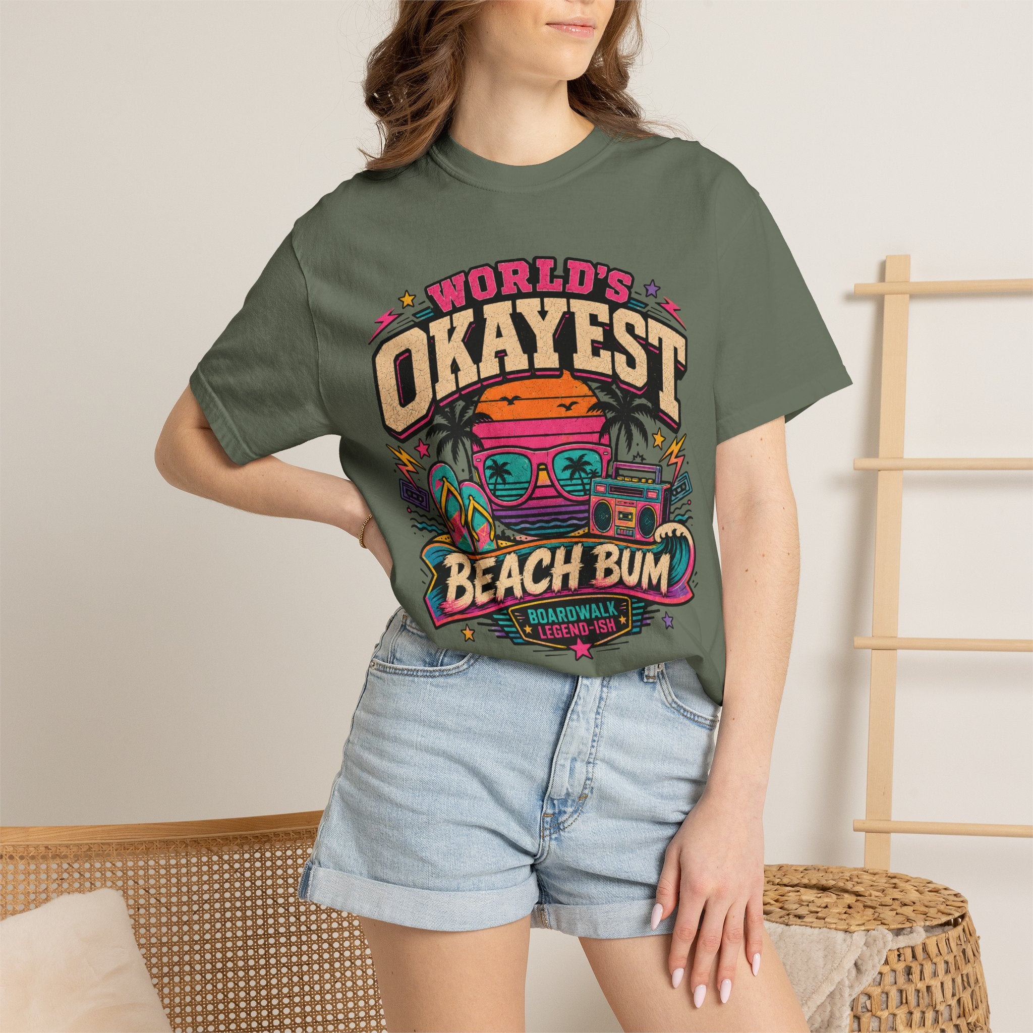 Worlds Okayest Beach Bum 80's