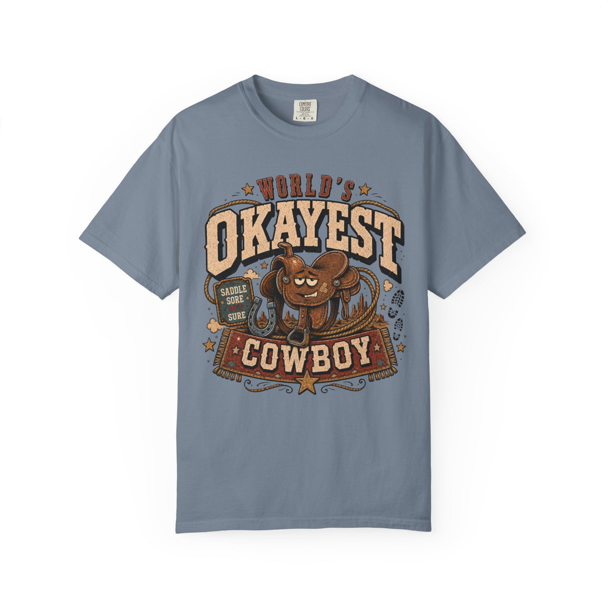 Worlds Okayest Cowboy Saddle
