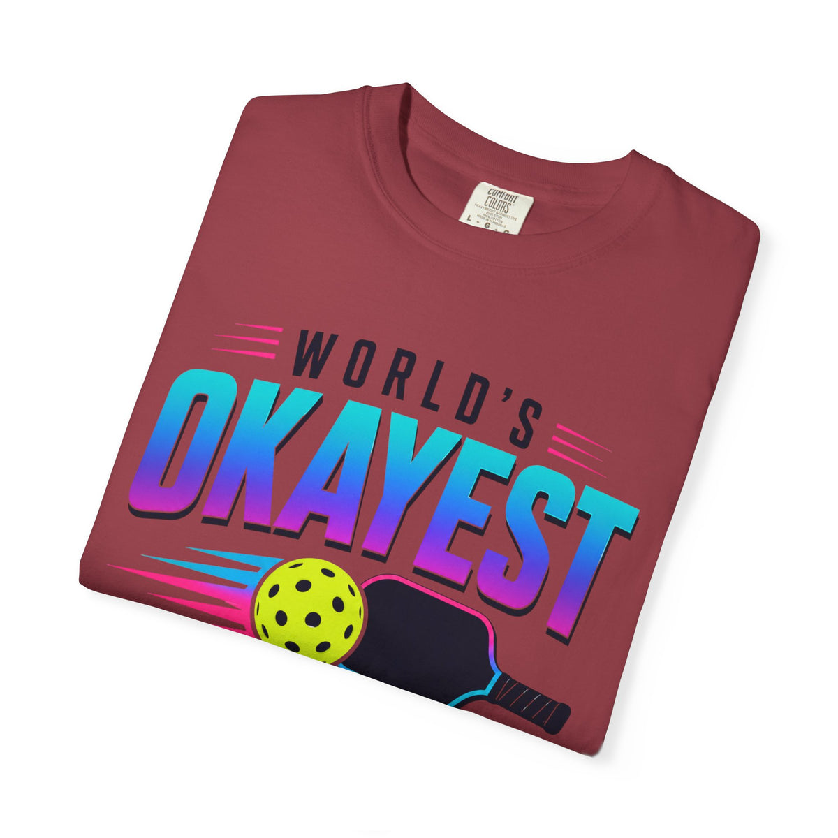 Worlds Okayest Pickleball Player Retro