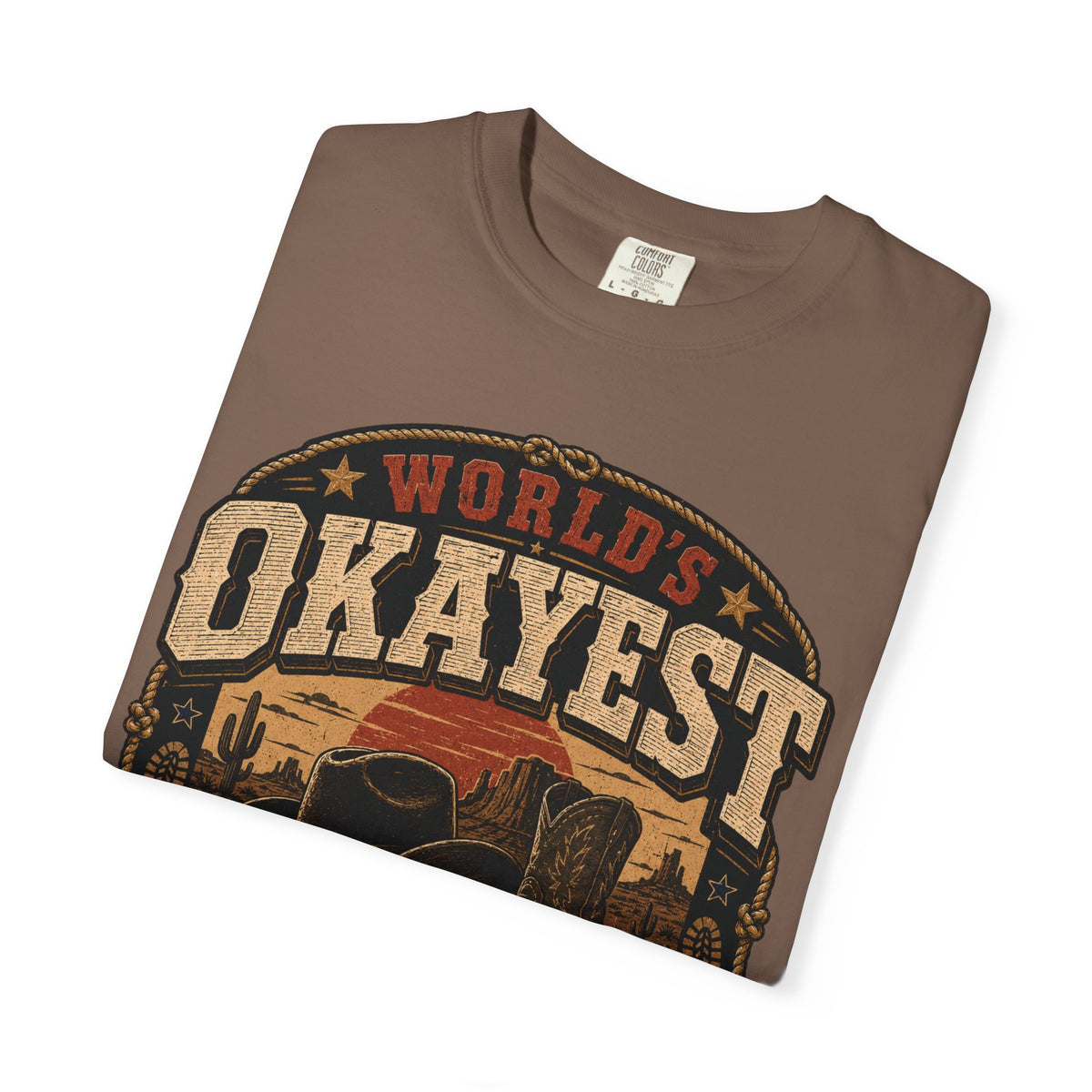 Worlds Okayest Cowboy Sunset