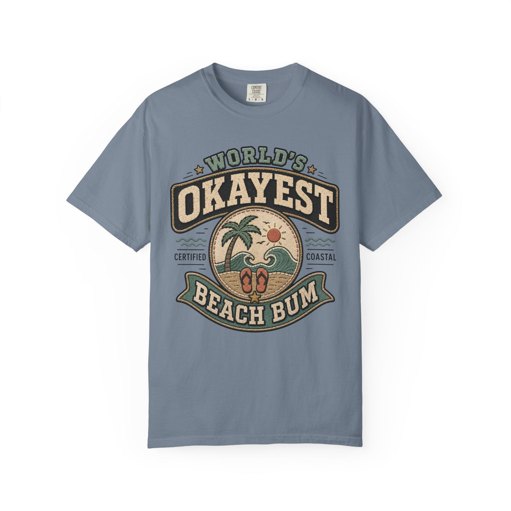 Worlds Okayest Beach Bum Patch