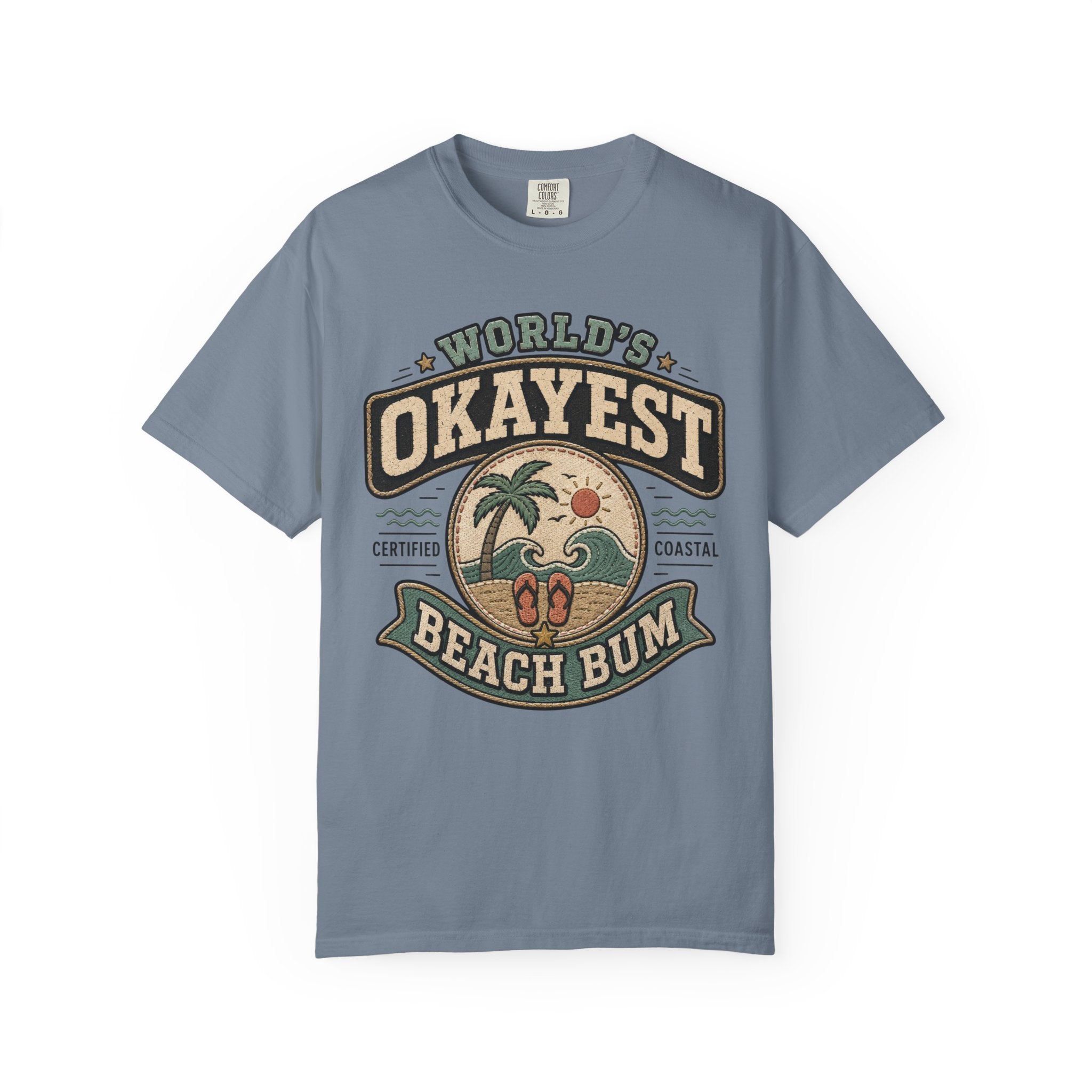 Worlds Okayest Beach Bum Patch
