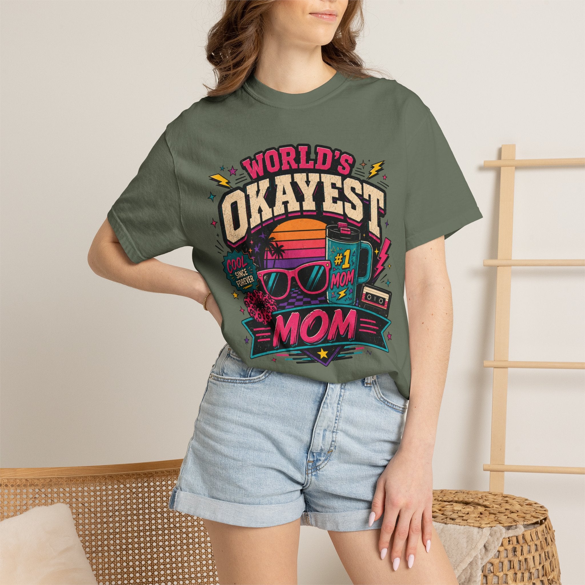 Worlds Okayest Mom 80's