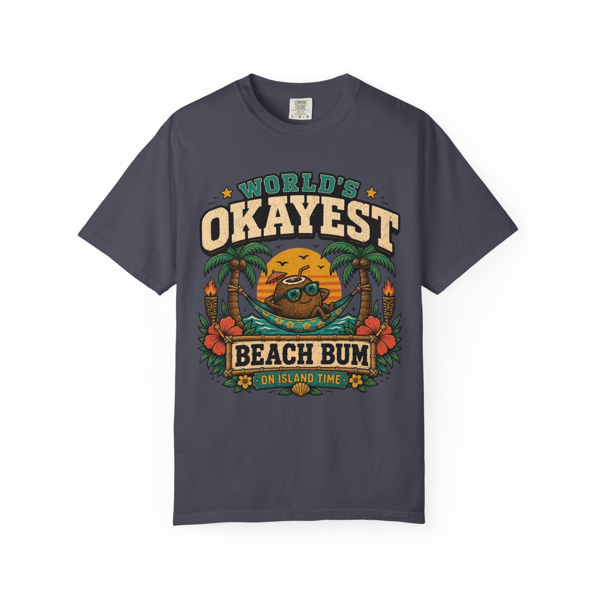 Worlds Okayest Beach Bum Coconut