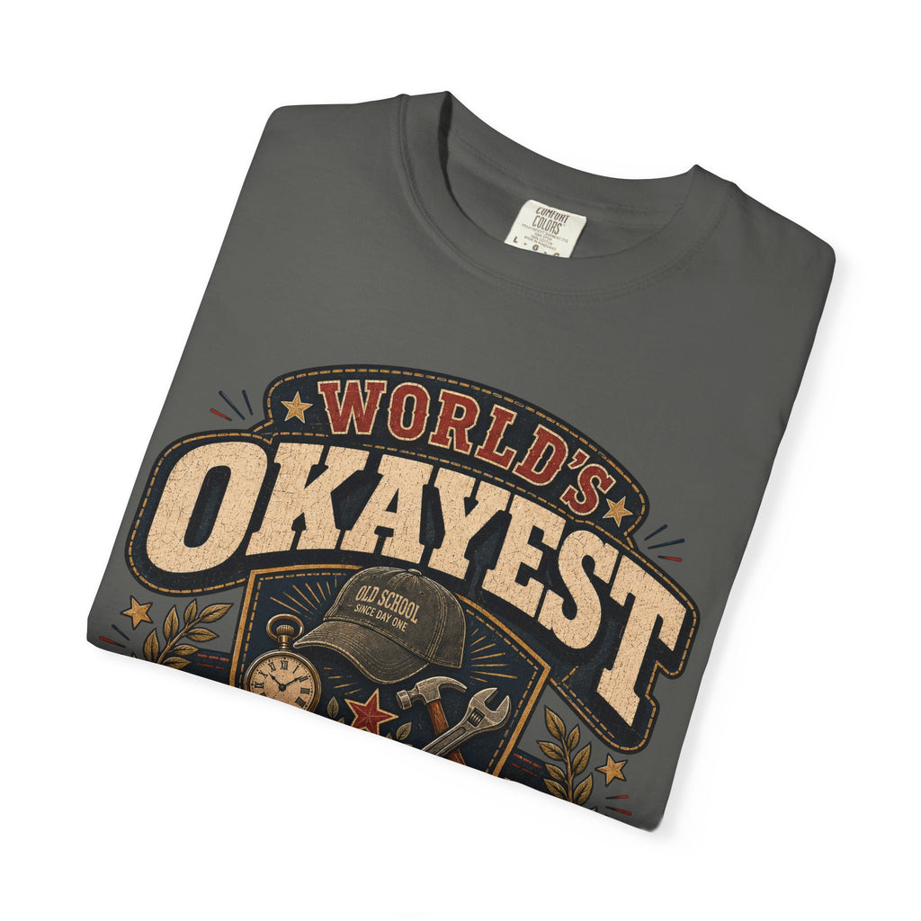 Worlds Okayest Grandpa Badge