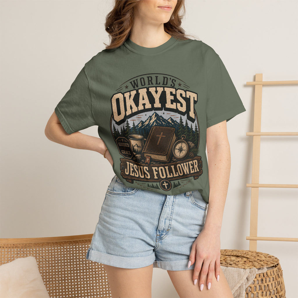 Worlds Okayest Jesus Follower Badge