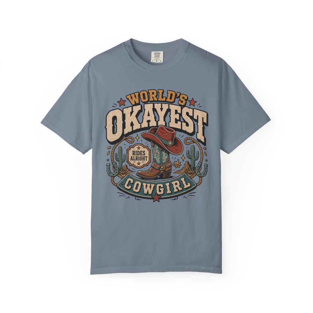 Worlds Okayest Cowgirl Boot