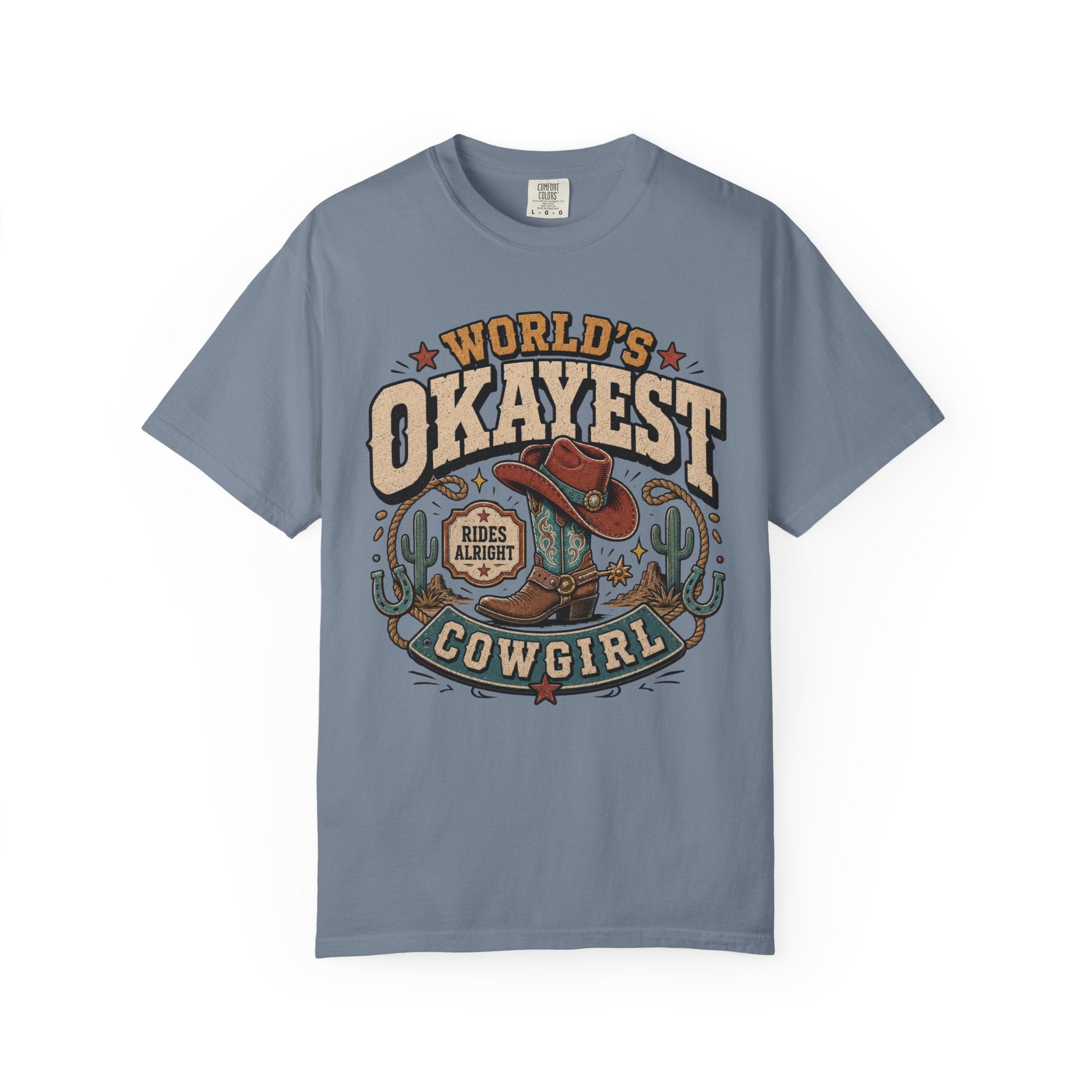 Worlds Okayest Cowgirl Boot
