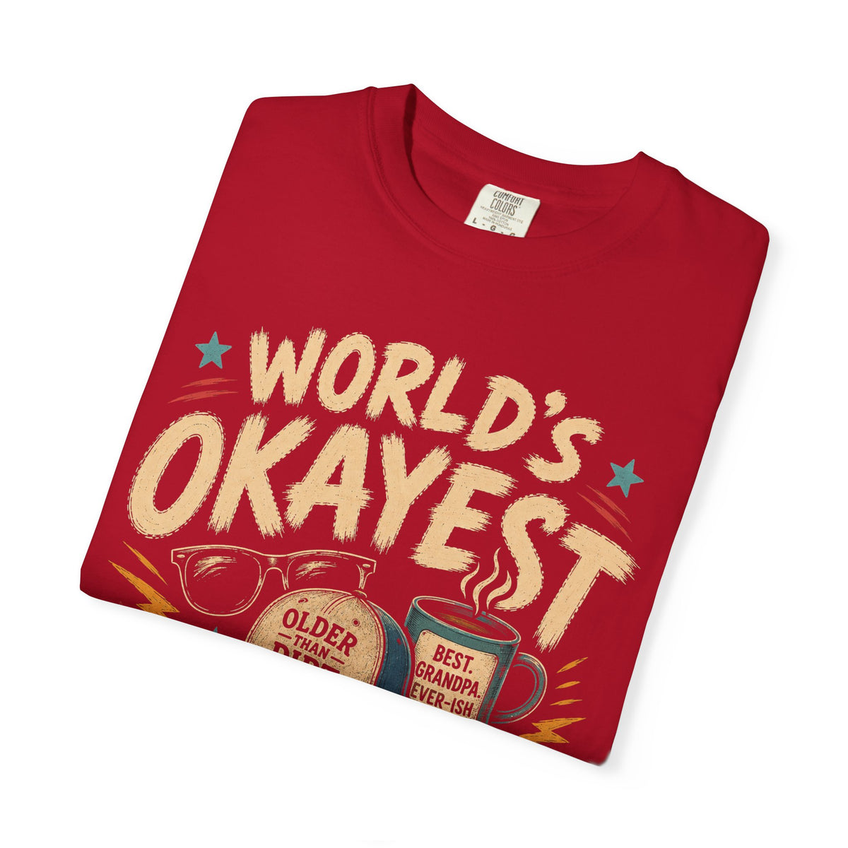 Worlds Okayest Grandpa Color