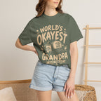 Worlds Okayest Grandpa Text