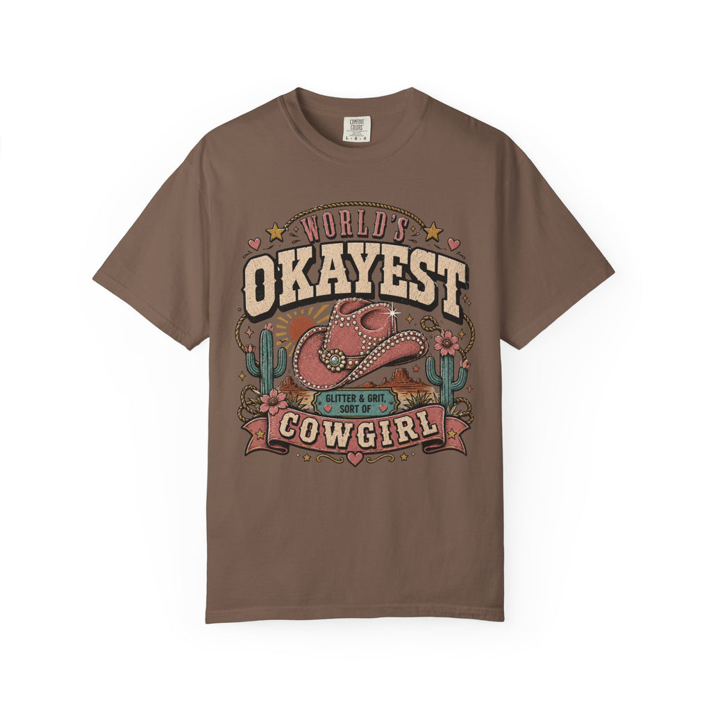 Worlds Okayest Cowgirl Hat