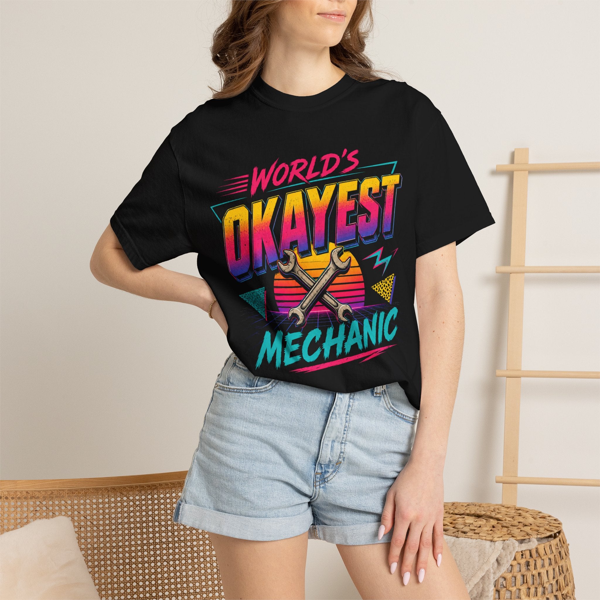 Worlds Okayest Mechanic 80's