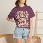 Worlds Okayest Gamer Text