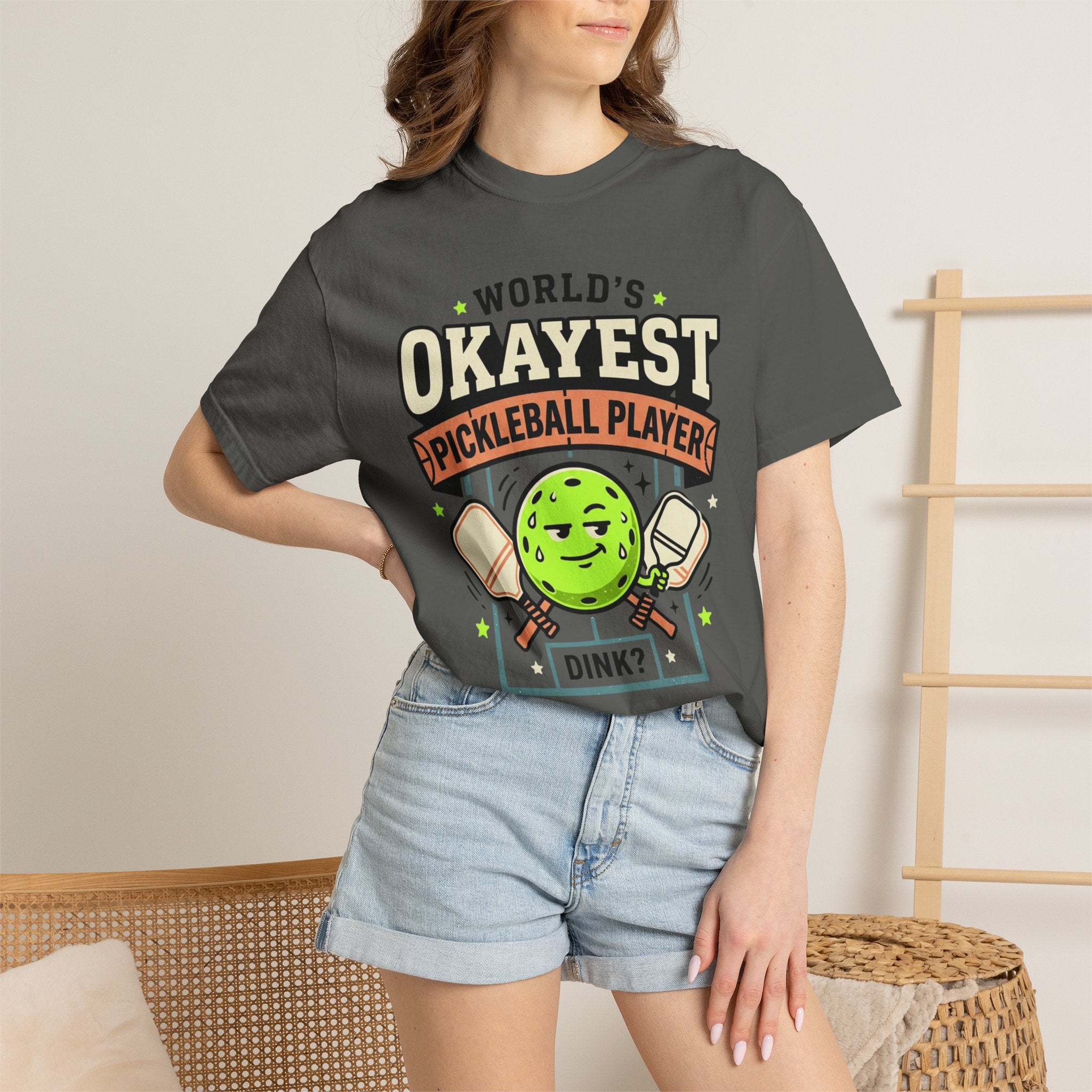 Worlds Okayest Pickleball Player Green