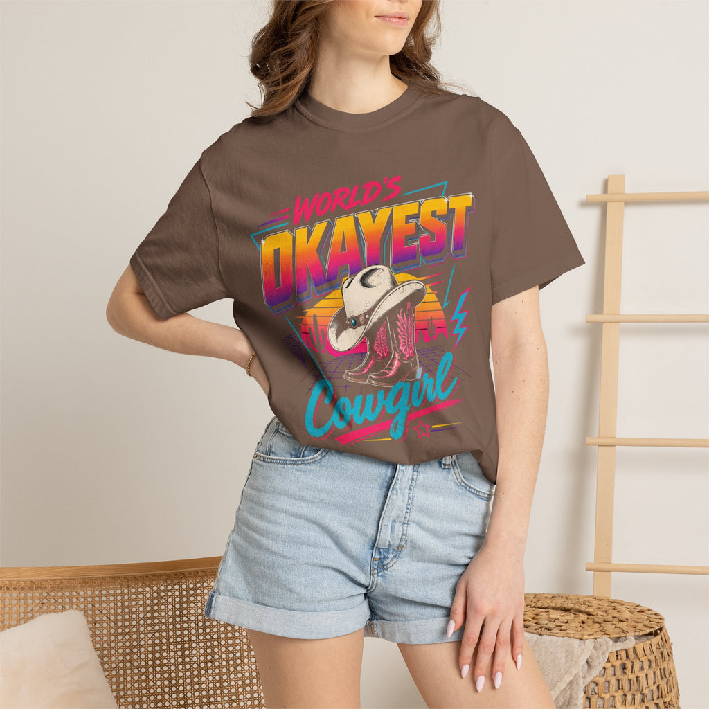 Worlds Okayest Cowgirl 80's