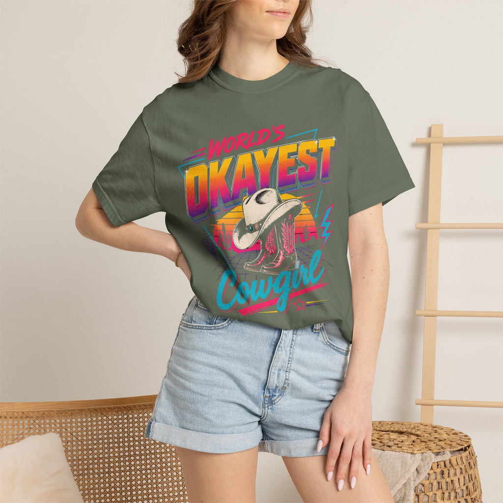 Worlds Okayest Cowgirl 80's