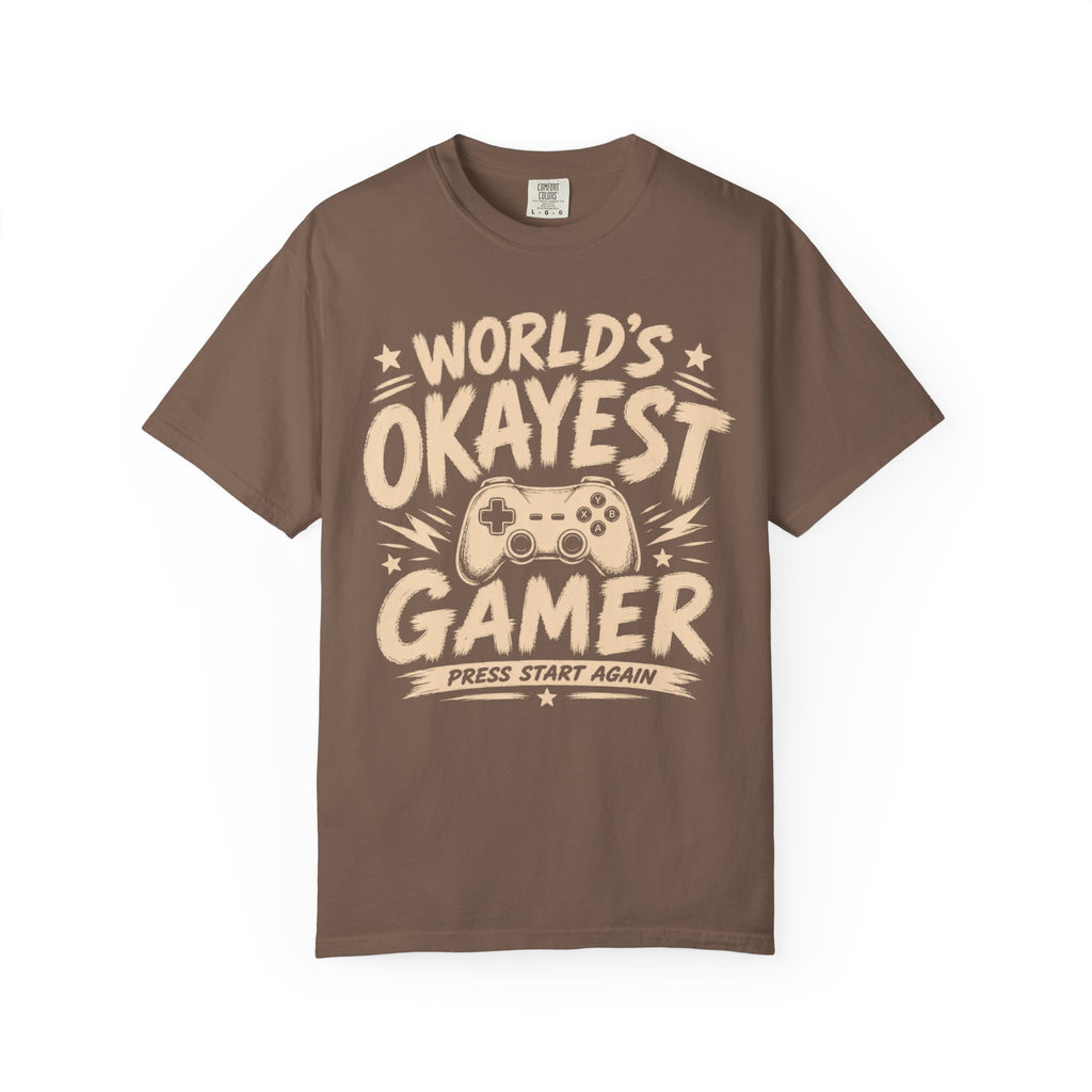 Worlds Okayest Gamer Text