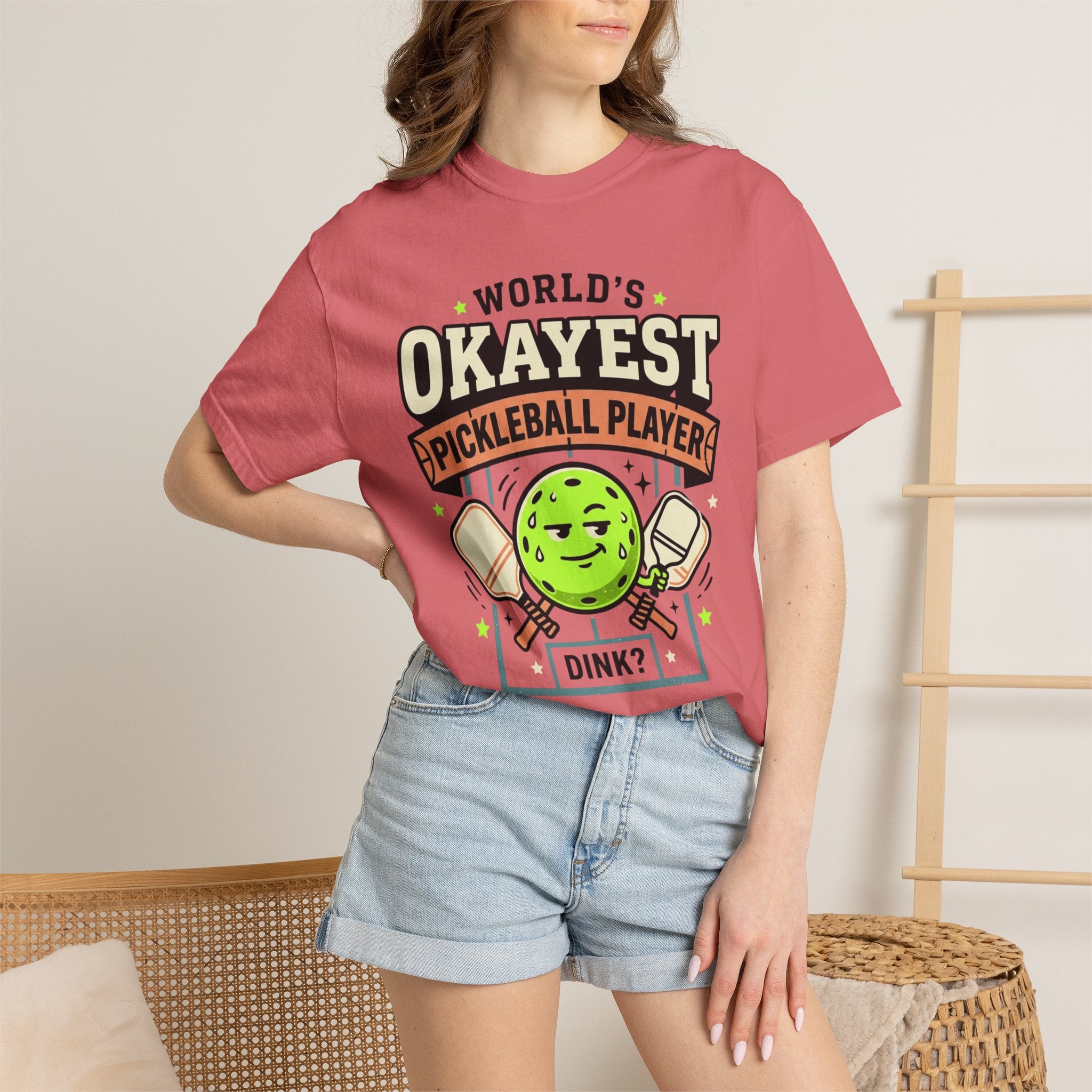 Worlds Okayest Pickleball Player Green