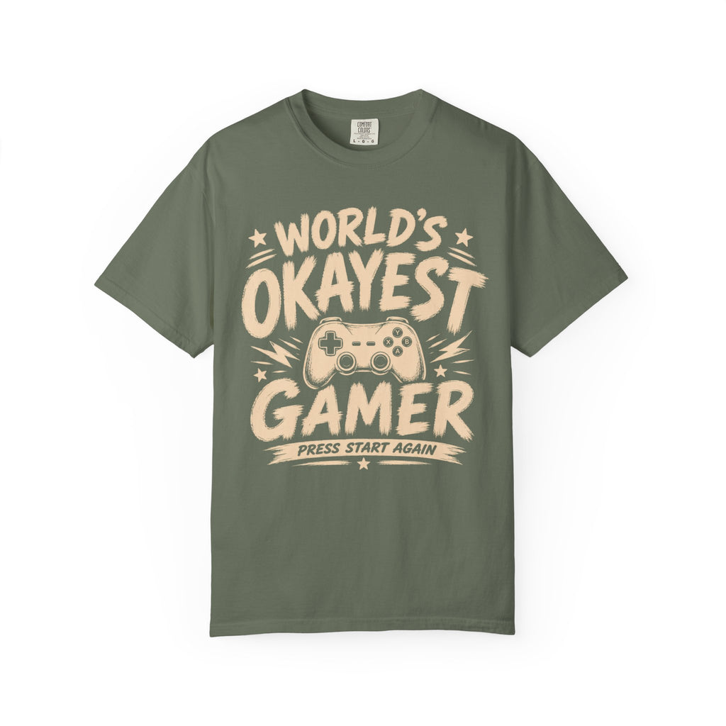 Worlds Okayest Gamer Text
