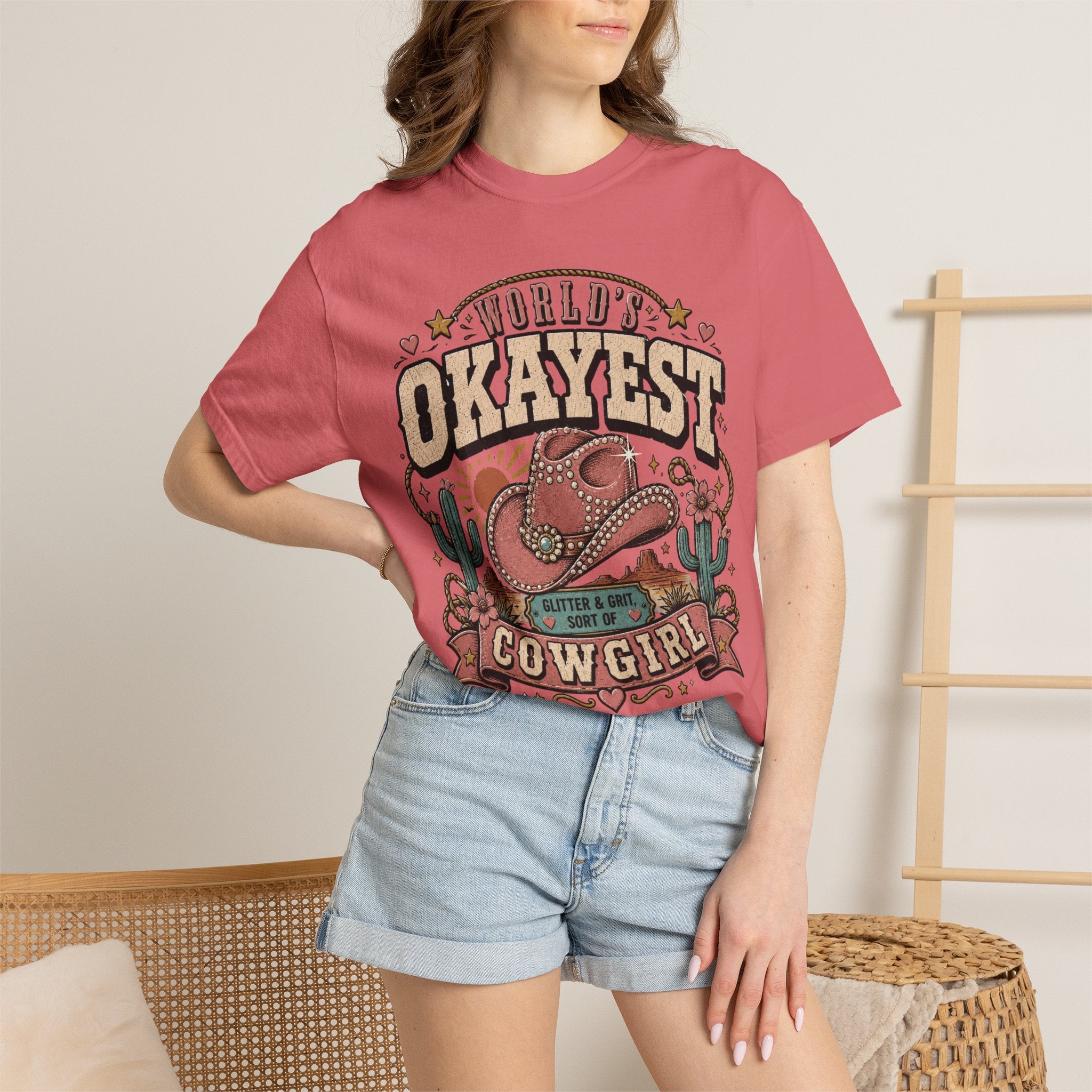 Worlds Okayest Cowgirl Hat