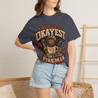 Worlds Okayest Fireman Coffee Cup