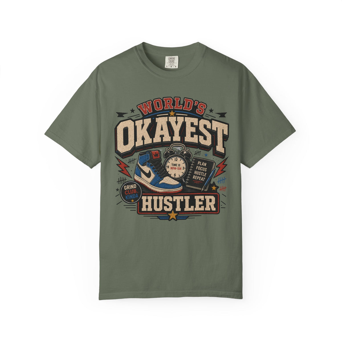 Worlds Okayest Hustler Shoe