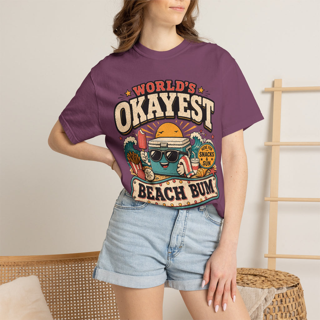 Worlds Okayest Beach Bum Cooler