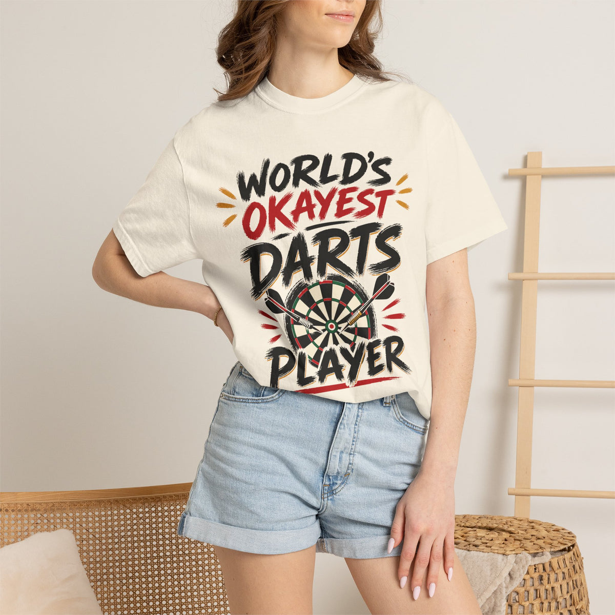 Worlds Okayest Darts Player Text